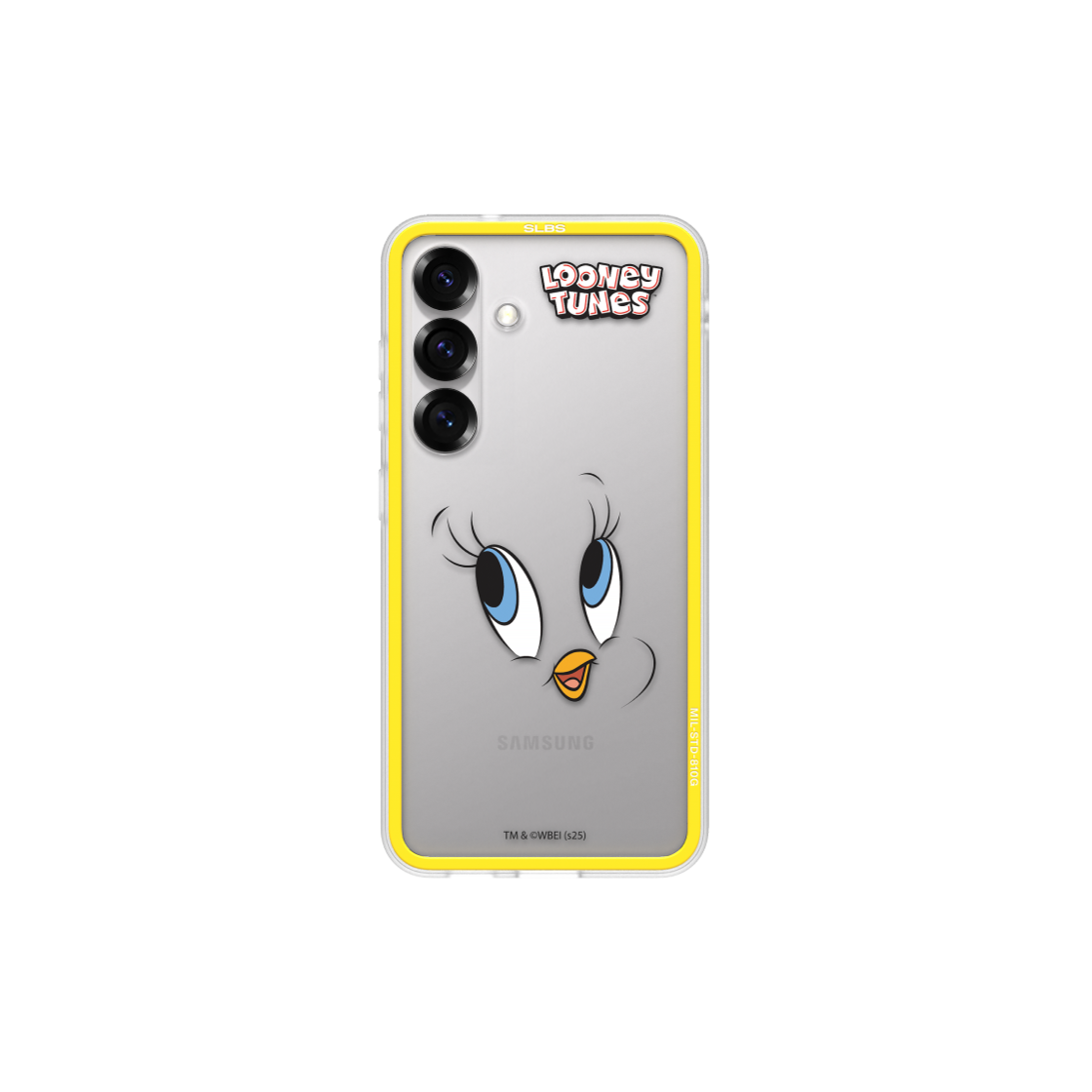 에스엘비에스 루니 툰 트위티 임프레션 케이스 갤럭시 S25 시리즈(SLBS Looney Tunes Tweety Impression Case For Galaxy S25 Series)