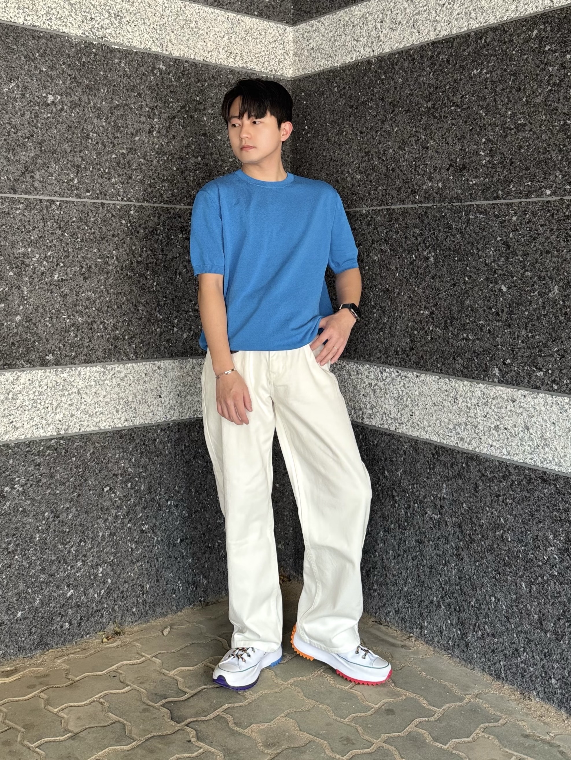 Converse Run Star Hike Hi Pride 착용 스타일