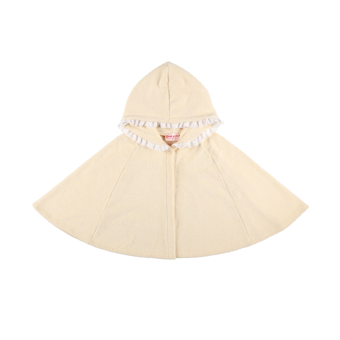 SH25A-OT02CR SHAKIRI Vanilla Terry Hood Cape (Cream)