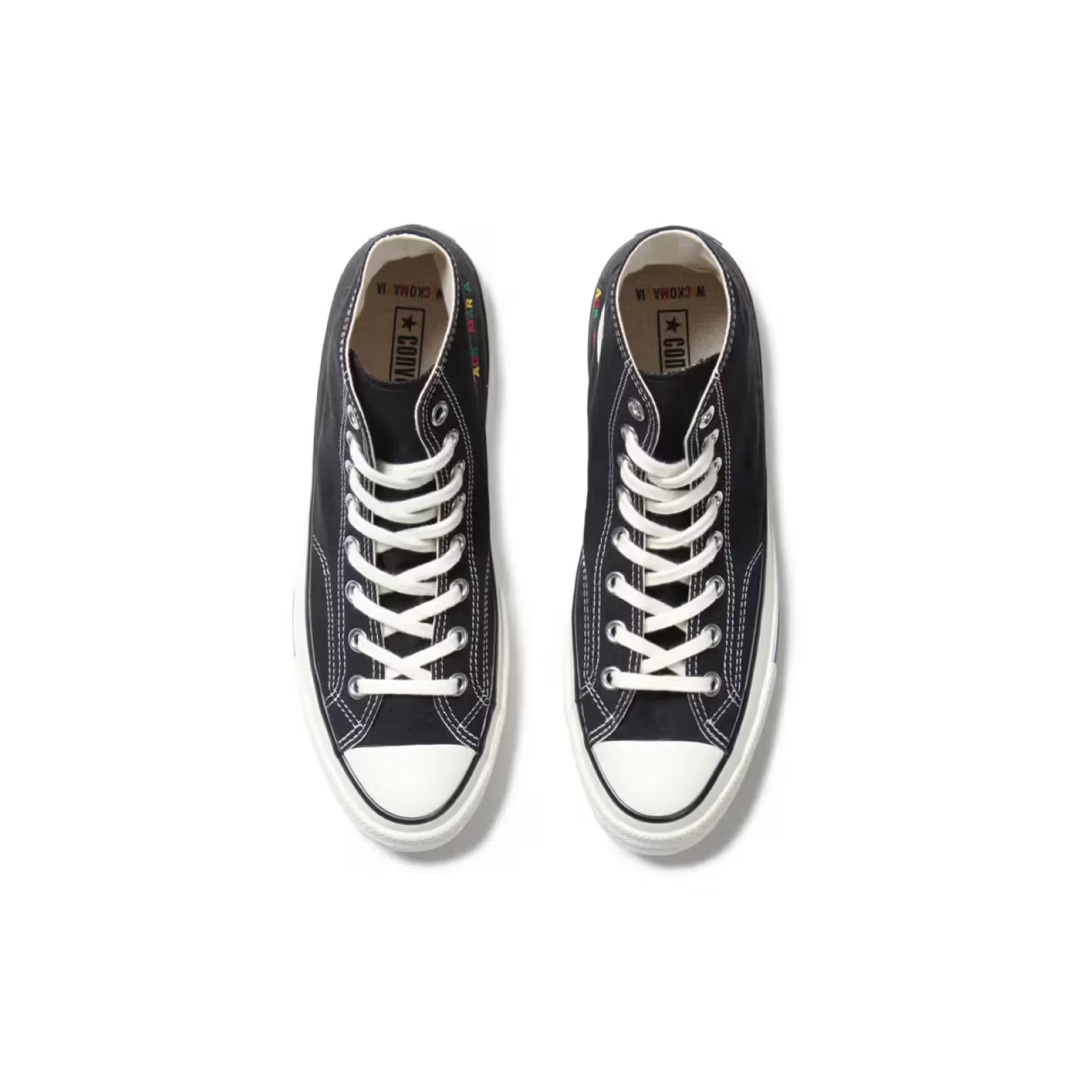 Converse x Invincible x Wacko Maria Chuck 70 Hi, Converse Chuck Taylor All Star Hi Black 착용 스타일 - 2