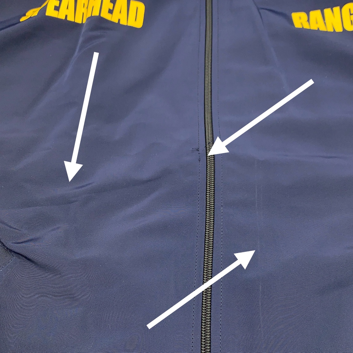Undermycar Maigan Padded Shoulder Zip-Up Blouson India Ink - 23FW 착용 스타일 - 1