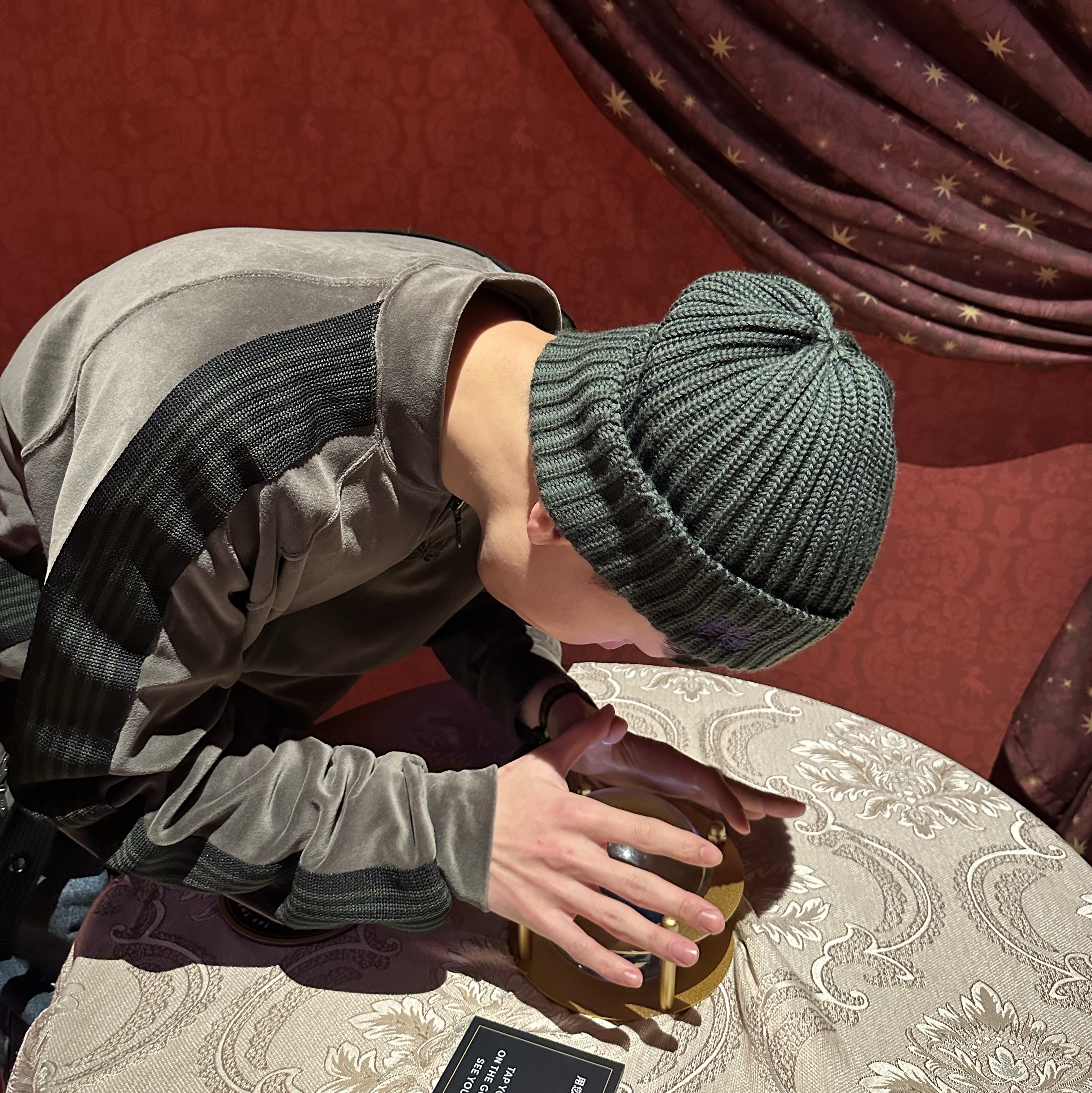 Needles Merino Wool Watch Cap Green 착용 스타일
