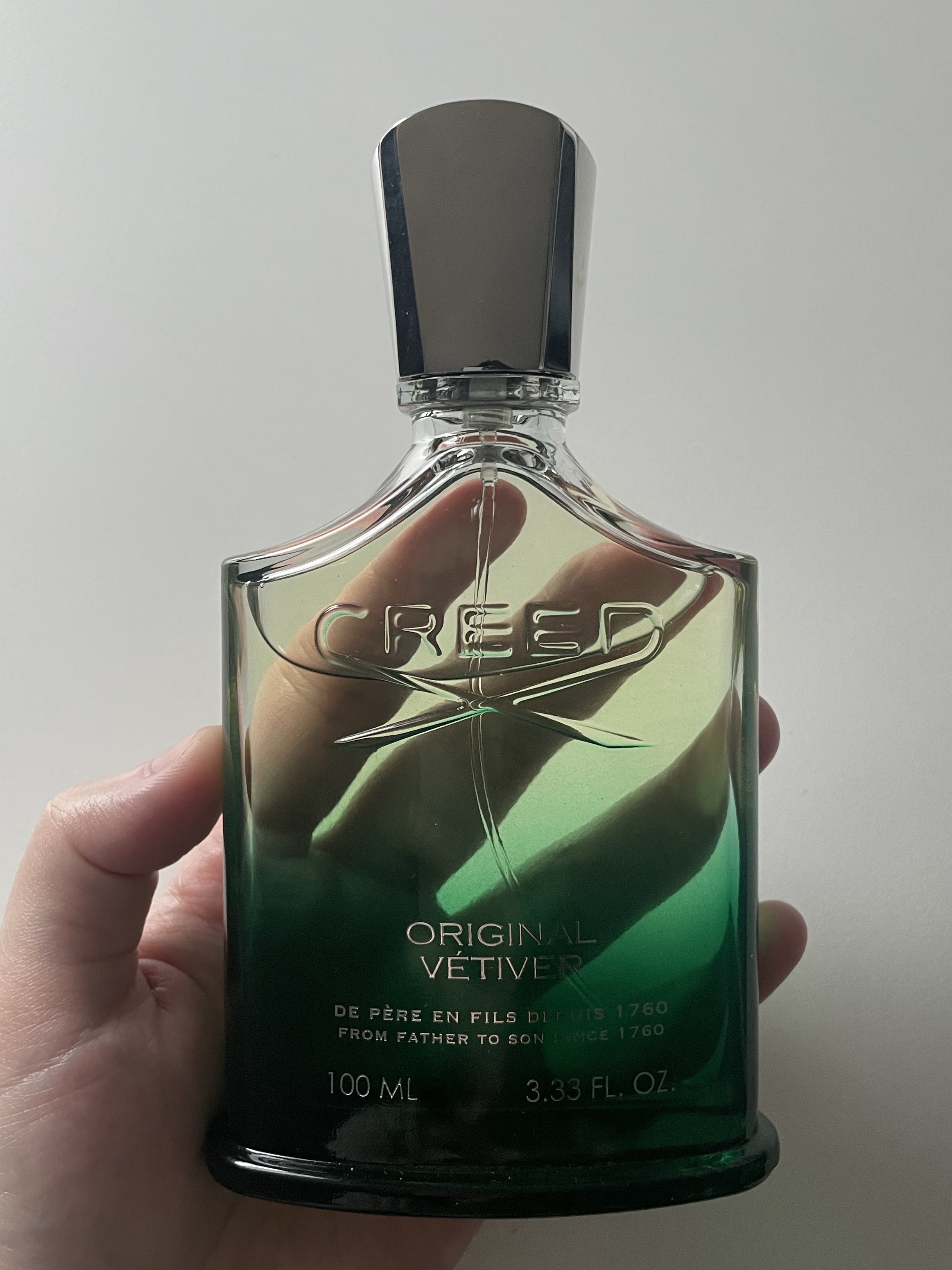 Creed Original Vetiver Eau De Parfum 100ml 착용 스타일