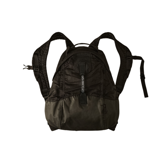 C.P. Company Nylon B Rounded Backpack Black - 25SS