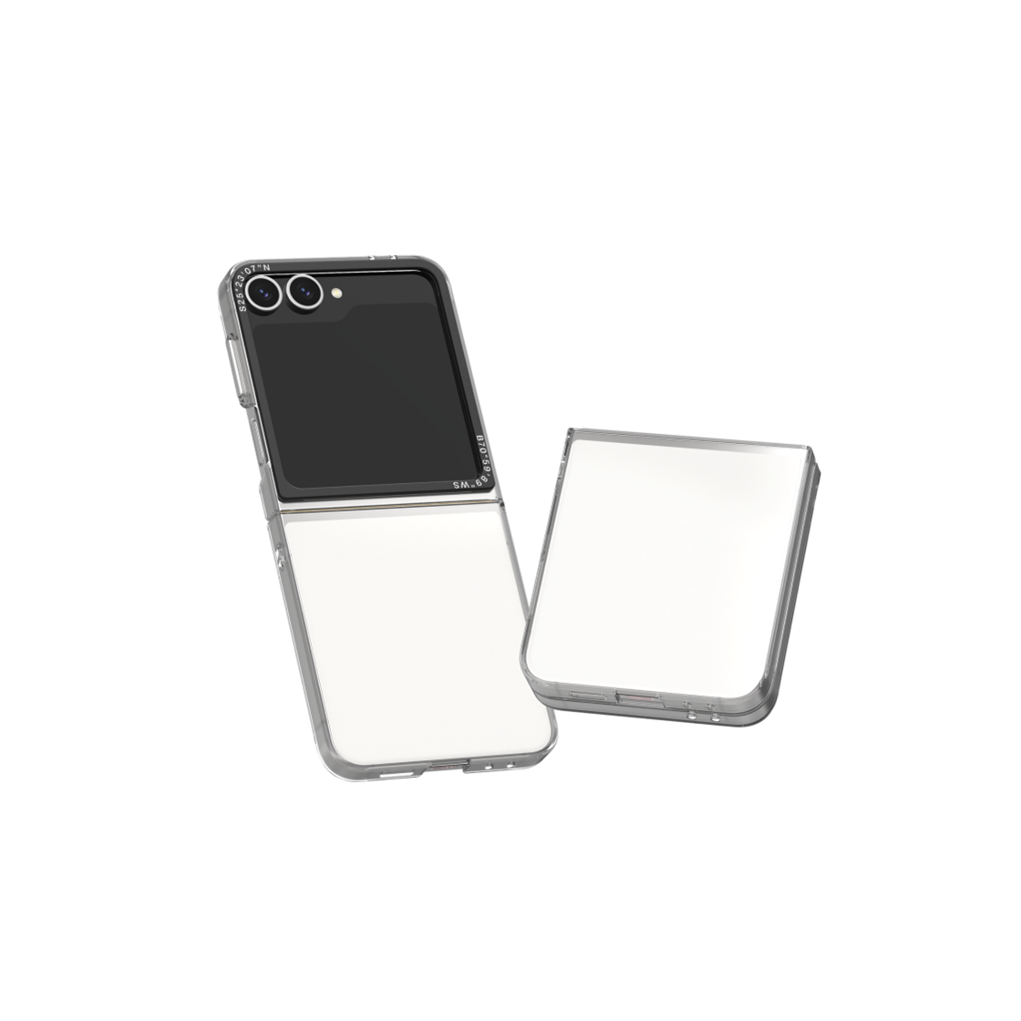 에스엘비에스 클리어 슬림 임프레션 케이스 갤럭시 Z 플립6(SLBS Clear Slim Impression Case For Galaxy Z Flip6) - 3