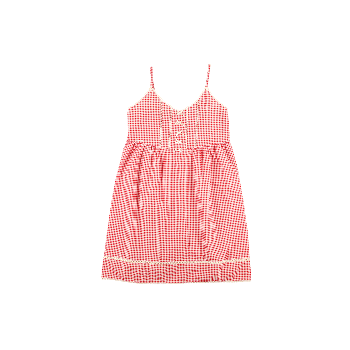 SH24A-OP01RD SHAKIRI Ruby Cotton Slip Dress (Red)