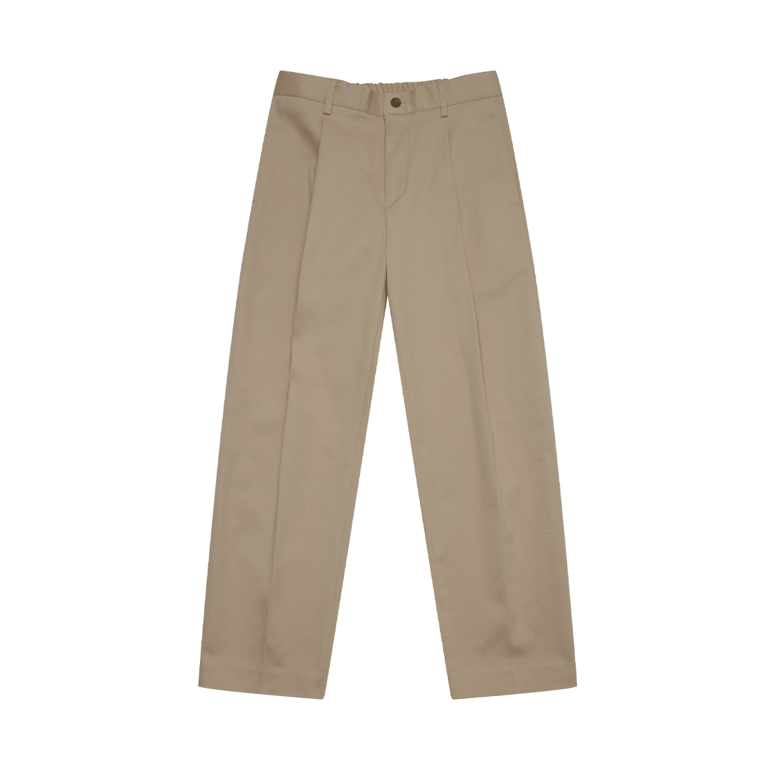 어레이드 테이퍼드 오피서 원턱 밴딩 치노팬츠 베이지(Arrayed Tapered Officer One Tuck Banding Chino Pants Beige)