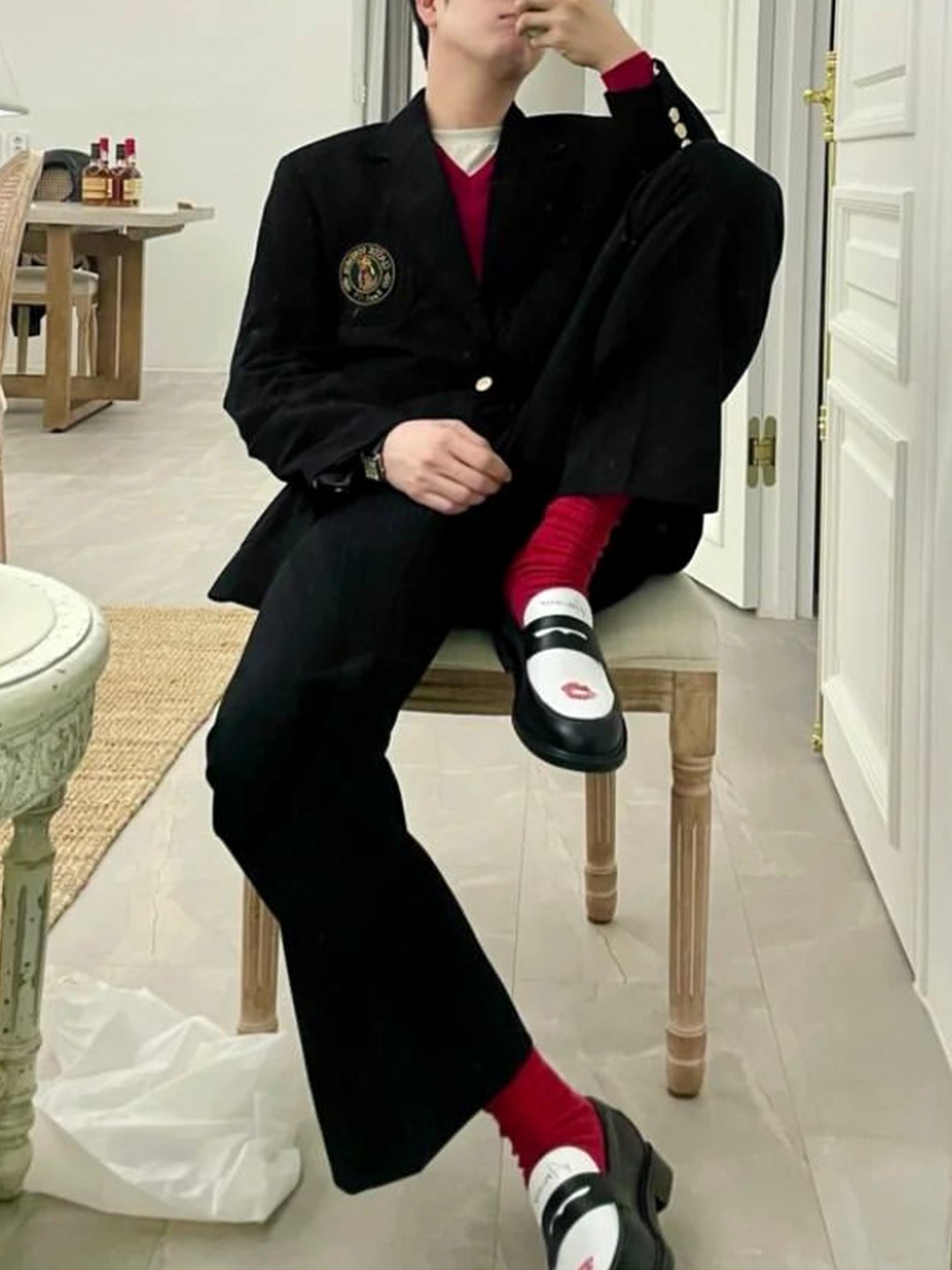 PENNY PLATE Men Loafer Kiee Low 착용 스타일