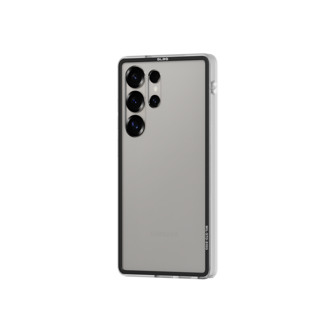 에스엘비에스 블랙 임프레션 클리어 케이스 갤럭시 S25 시리즈(SLBS Black Impression Clear Case For Galaxy S25 Series) - 4