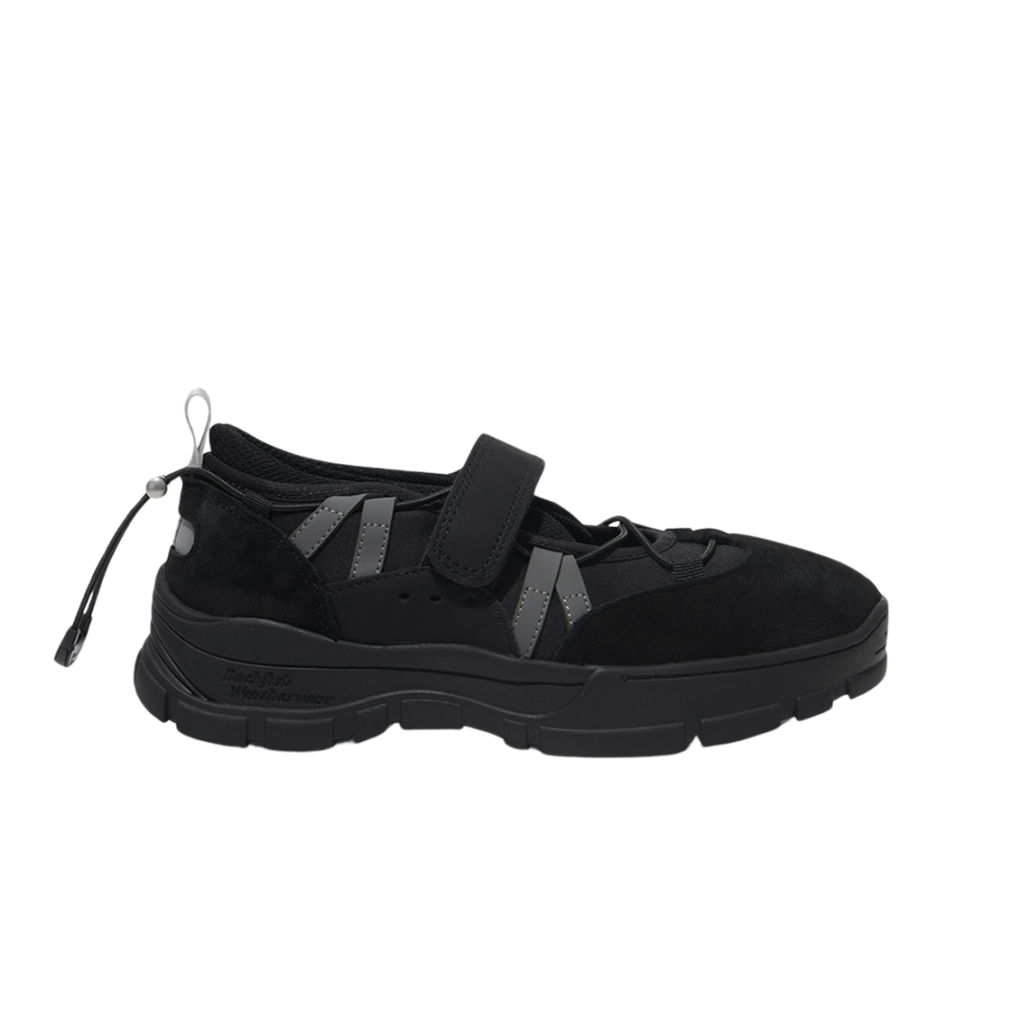 (W) 락피쉬웨더웨어 브린 벨크로 스니커즈 V1 블랙((W) Rockfishweatherwear Bryn Velcro Sneakers V1 Black)
