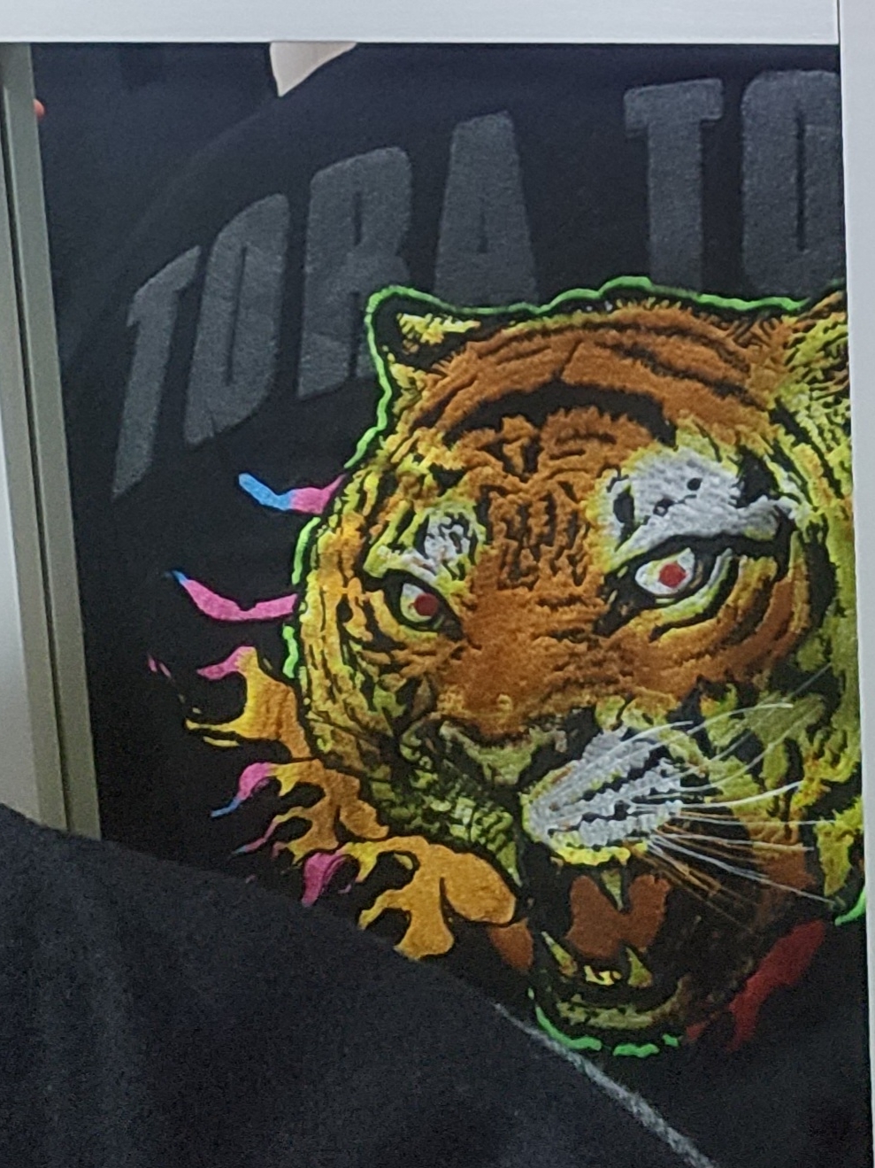 Palace Tora Tora Varsity Jacket Black - 25SS 착용 스타일 - 2