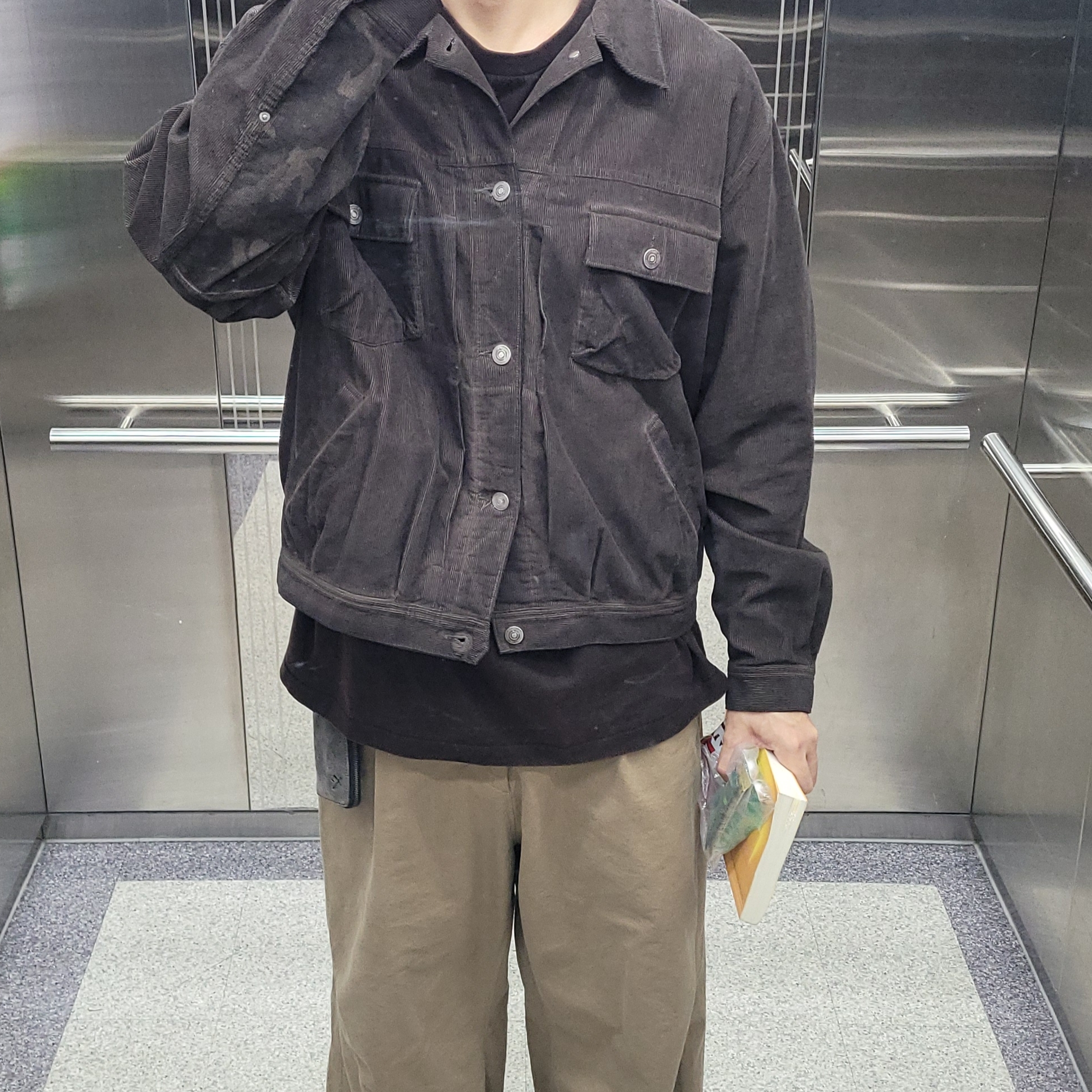 Polyteru 3 Dart Chino Pants 1.3v Beige, [프리오더] Polyteru Rivet Card Wallet Black 착용 스타일