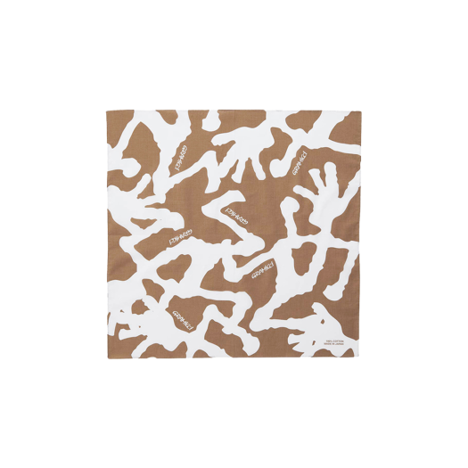 GRA251XAC07 Gramicci Burly Runningman Bandana Brown