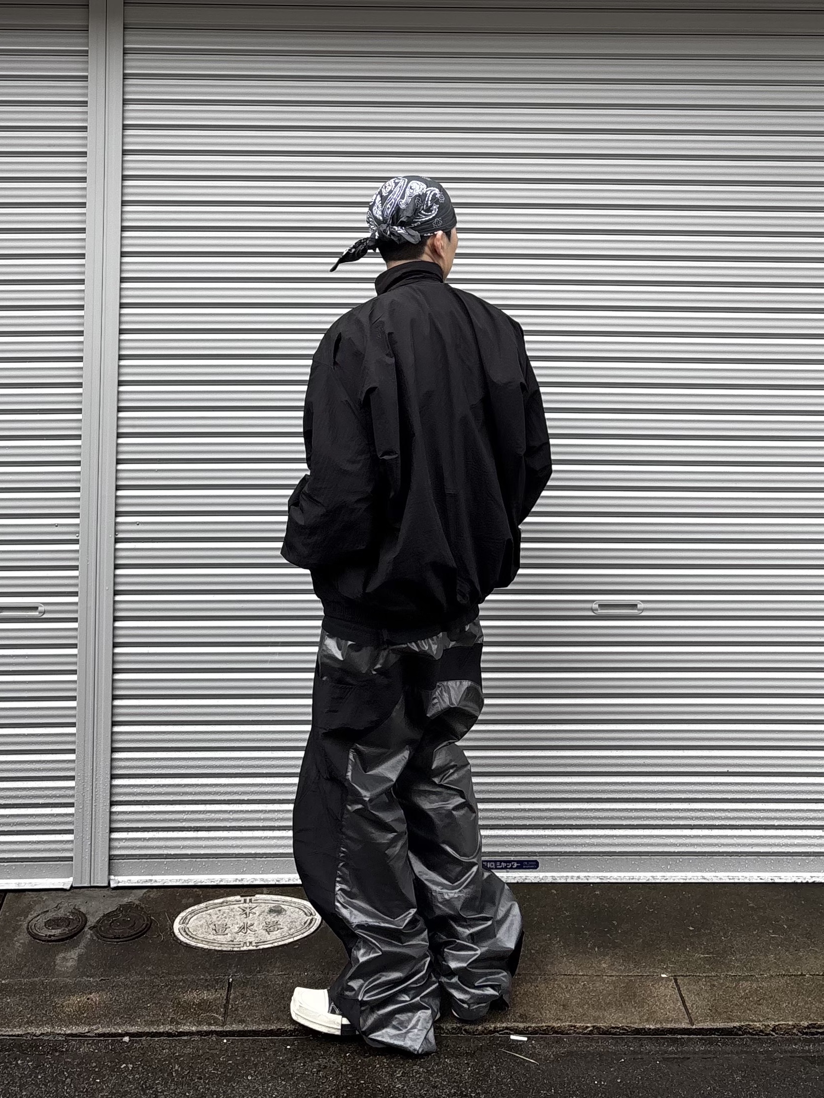 Wapworks TPU Curved Track Pants, Wapworks Worksout Track Jacket 착용 스타일 - 2