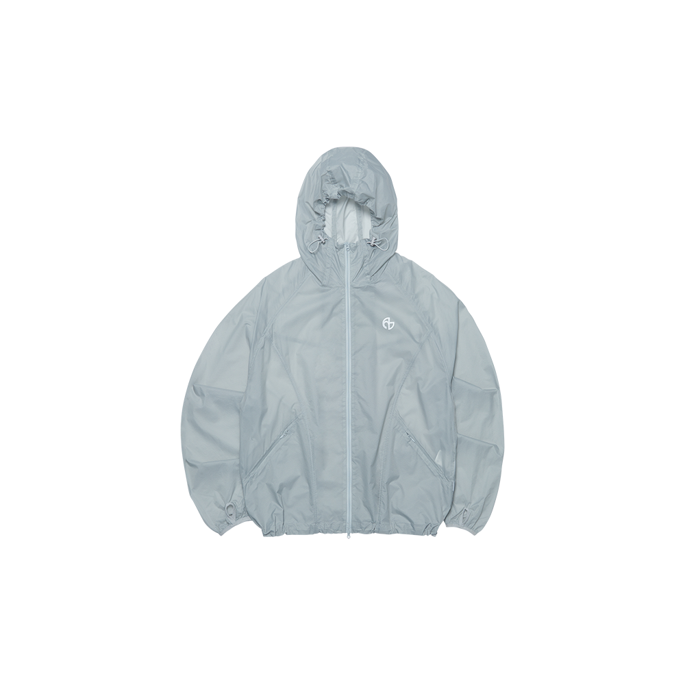 NM51WB01M1GY NOMANUAL Aether Nylon Jacket Gray - 대표 이미지 #1