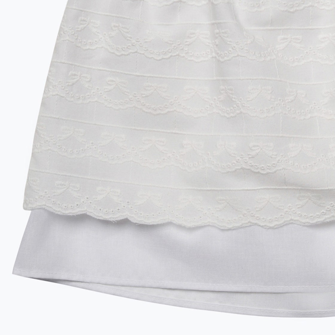 S43436 FAD Layered Wrap Skirt Ivory - #2