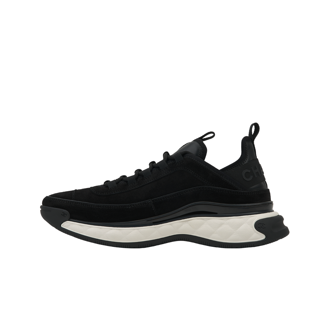 샤넬 스니커즈 스웨이드 카프스킨 & 블랙(Chanel Sneakers Suede Calfskin & Black) - 3