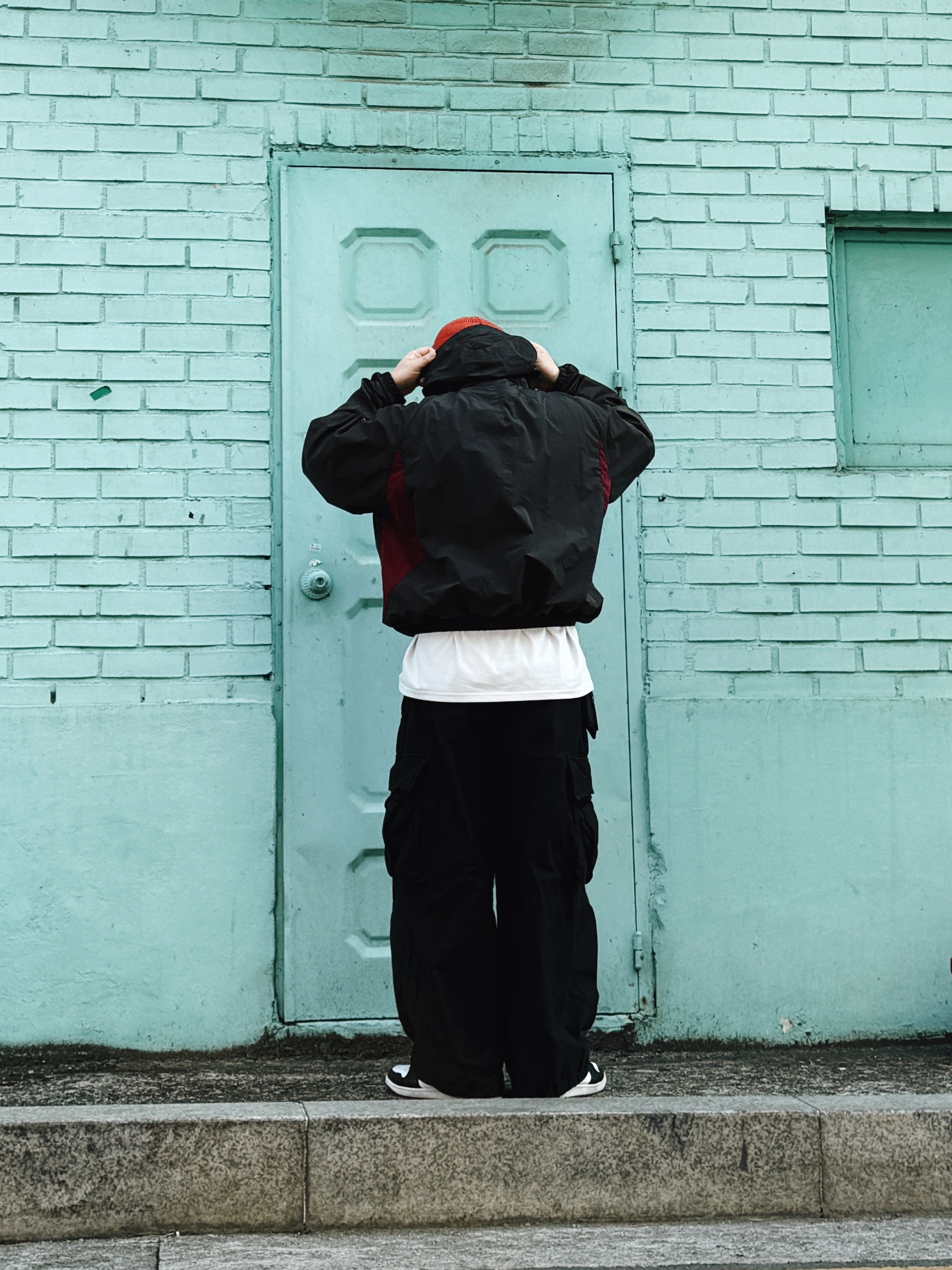 Wildthings Army Jacket Graphite, Needles H.D. Fatigue Pants Black 착용 스타일 - 4