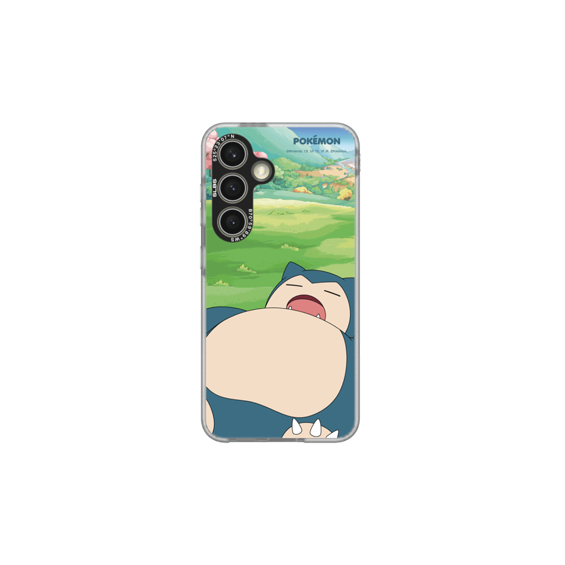 에스엘비에스 포켓몬 잠만보 임프레션 케이스 갤럭시 S24 시리즈(SLBS Pokemon Zam Case For Galaxy S24 Series)