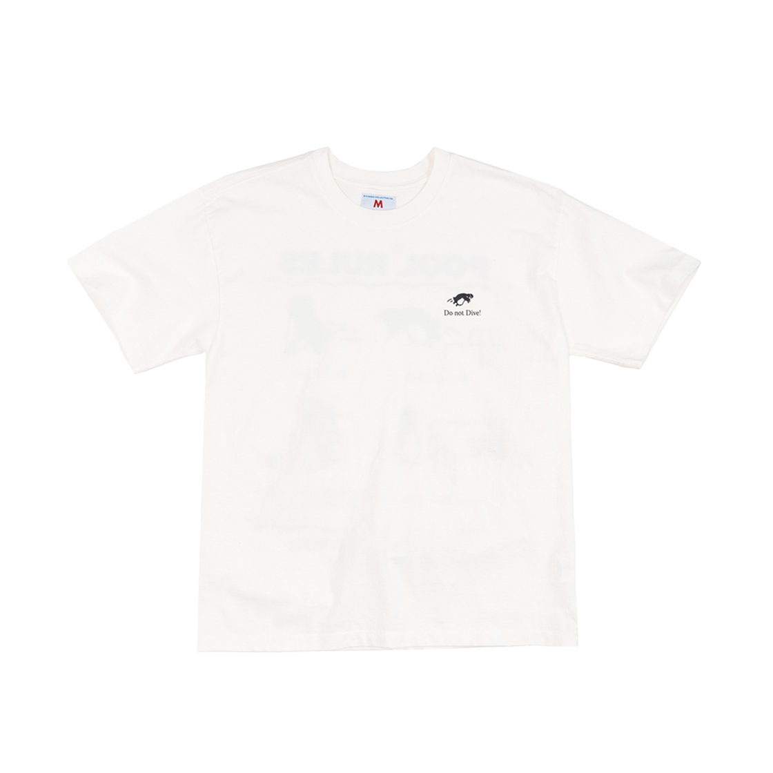 빅웨이브 컬렉티브 두 낫 다이빙! 티셔츠 오프화이트(Bigwave Collective Do Not Dive T-Shirt Off White) - 2