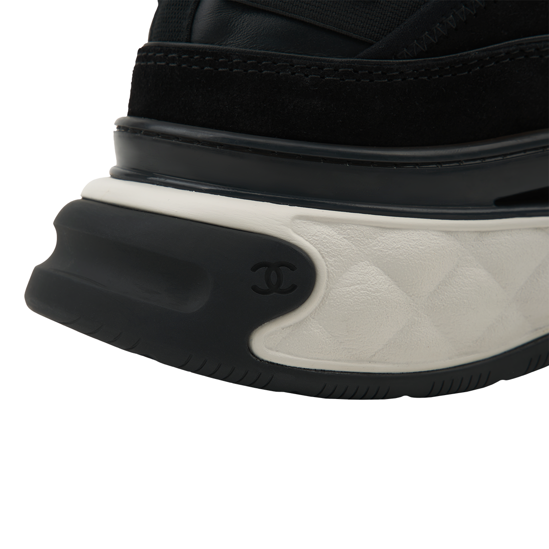 샤넬 스니커즈 스웨이드 카프스킨 & 블랙(Chanel Sneakers Suede Calfskin & Black) - 8