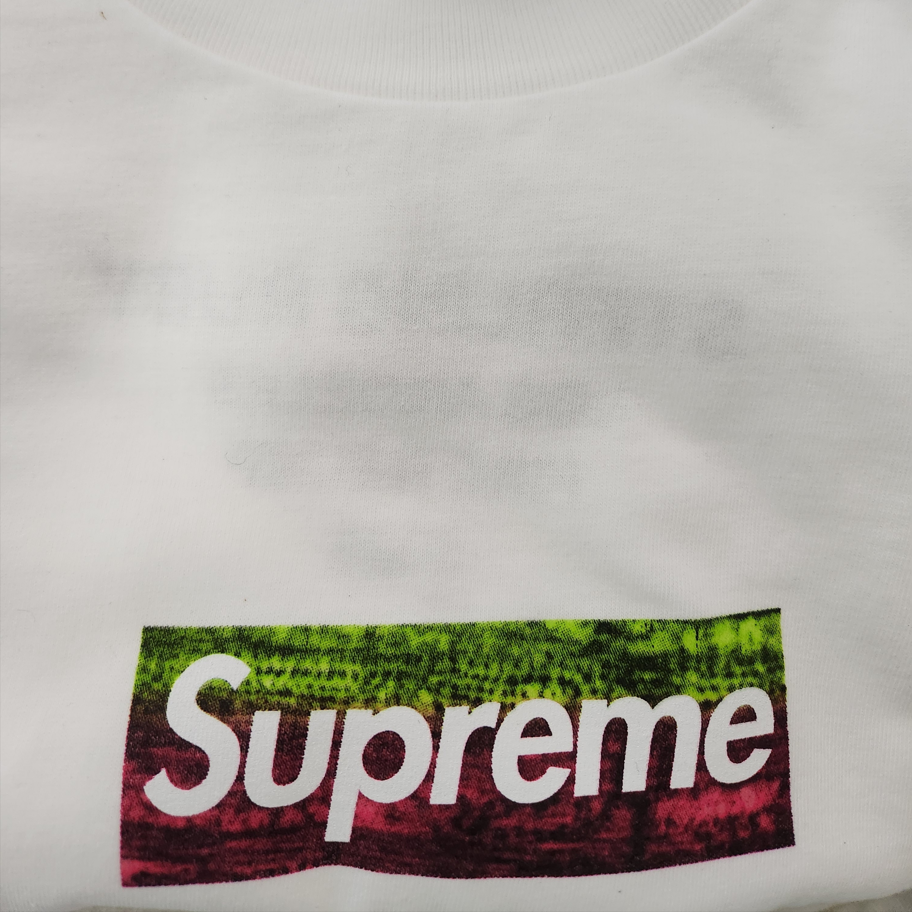 Supreme Los Angeles Fire Relief Box Logo T-Shirt White - 25SS 착용 스타일