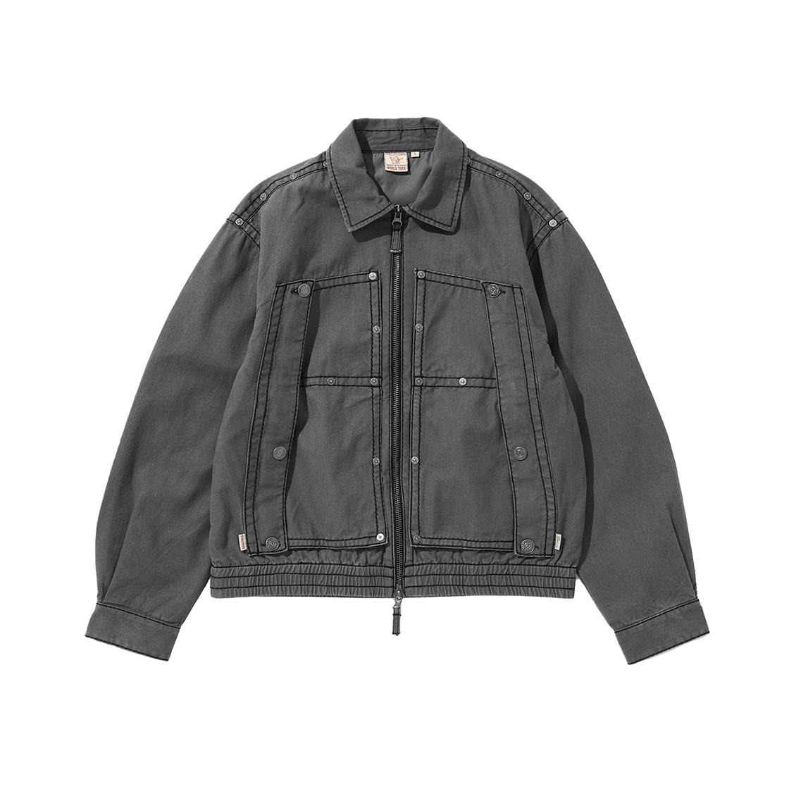 TRA1JKM001CH True Religion Grand Hunter Jacket Charcoal