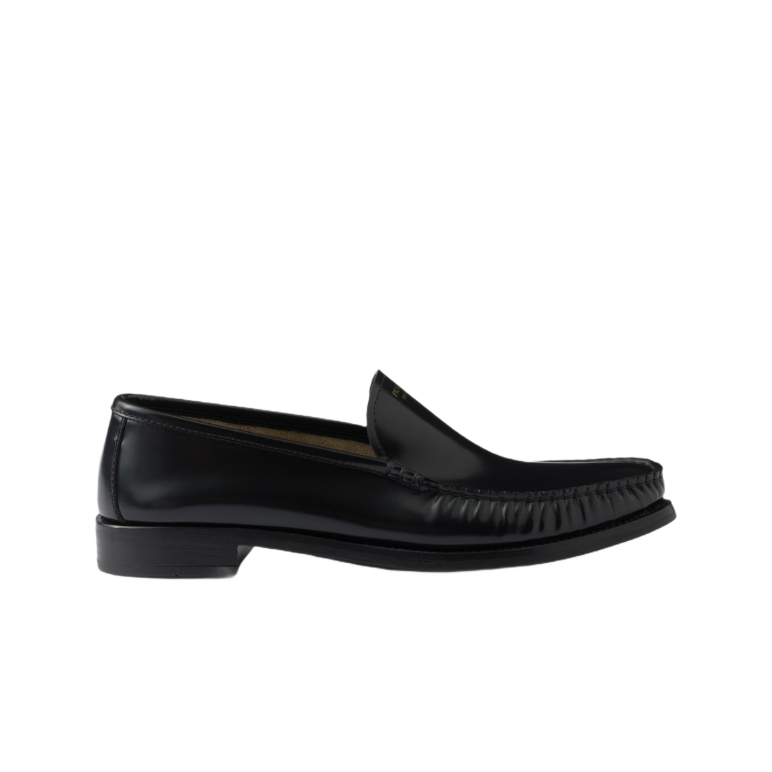 프라다 브러쉬드 레더 로퍼 블랙(Prada Brushed Leather Loafers Black)