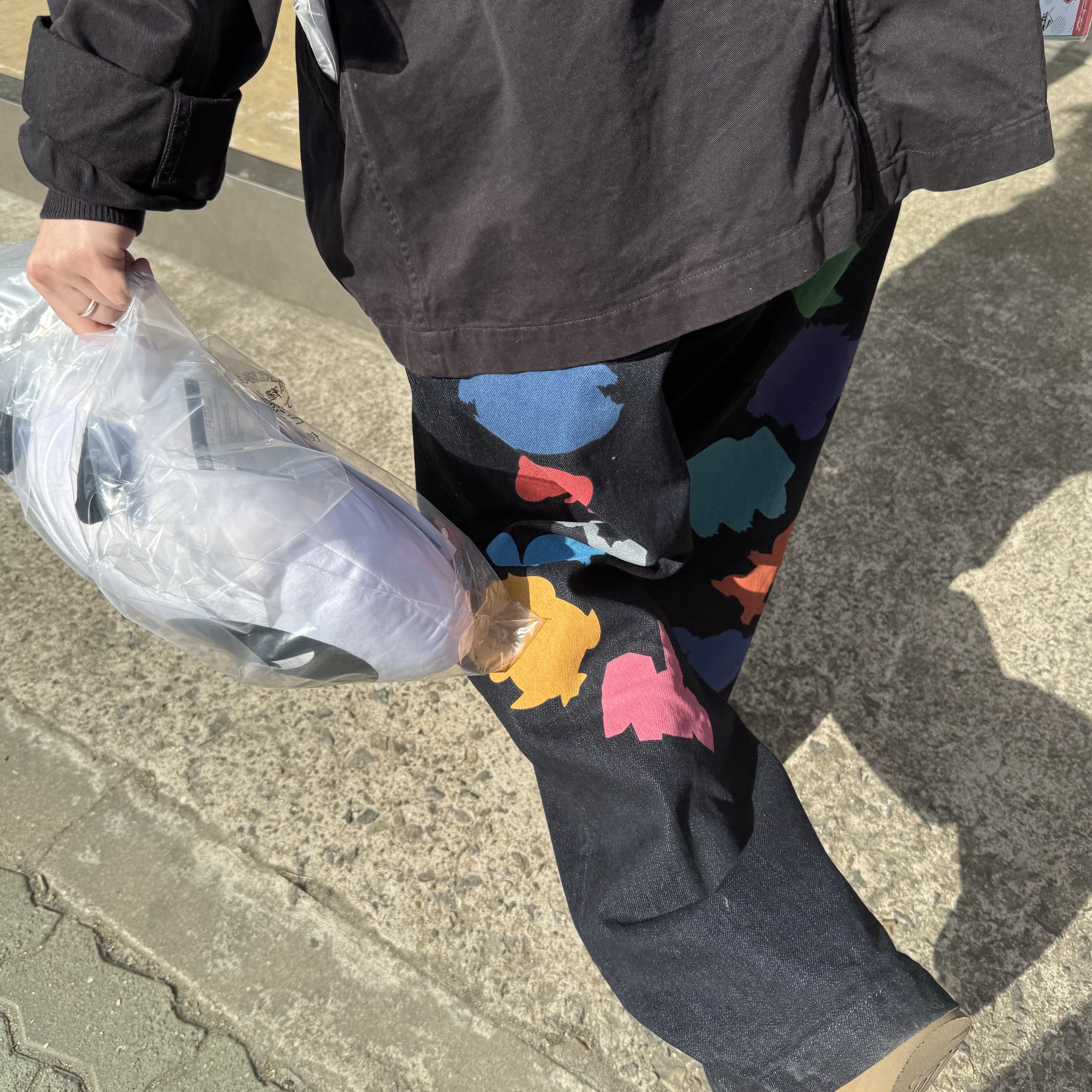 Vandy The Pink x Pokemon Multi-Color Silhouettes Denim Indigo 착용 스타일 - 1
