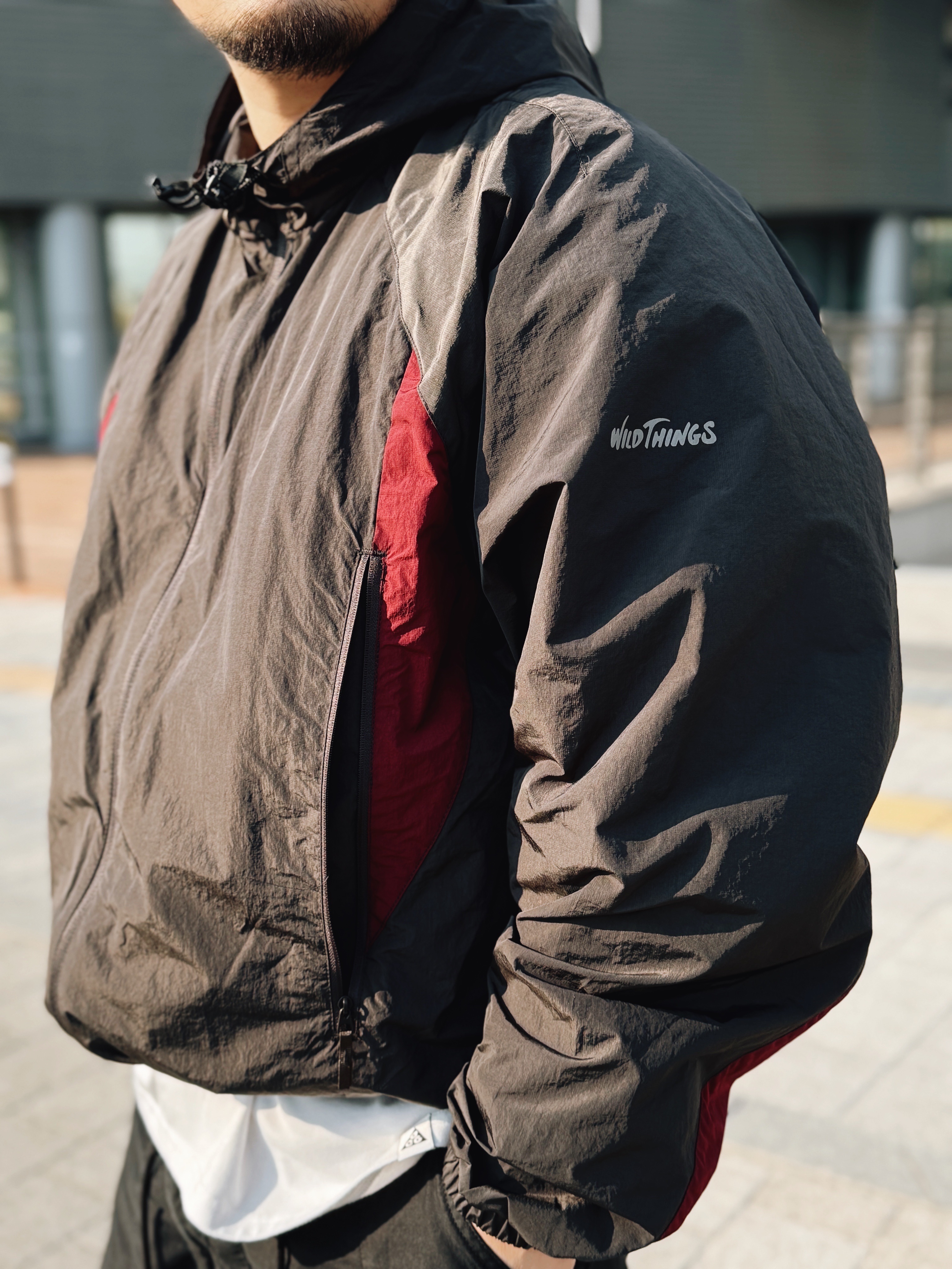 Wildthings Army Jacket Graphite, Needles H.D. Fatigue Pants Black 착용 스타일 - 5