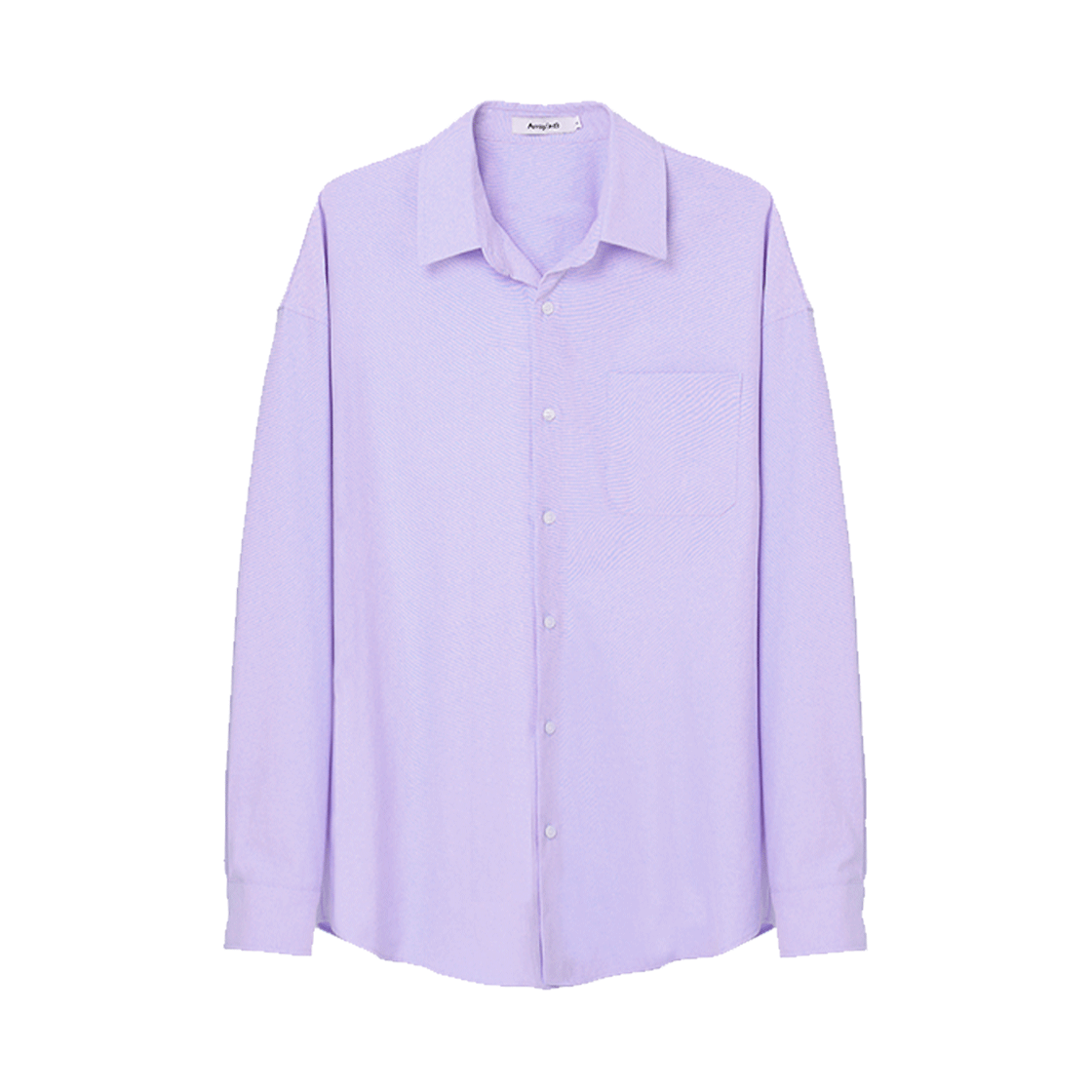 어레이드 컴포트 오버핏 옥스포드 셔츠 라일락(Arrayed Comfort Overfit Oxford Shirt Lilac)