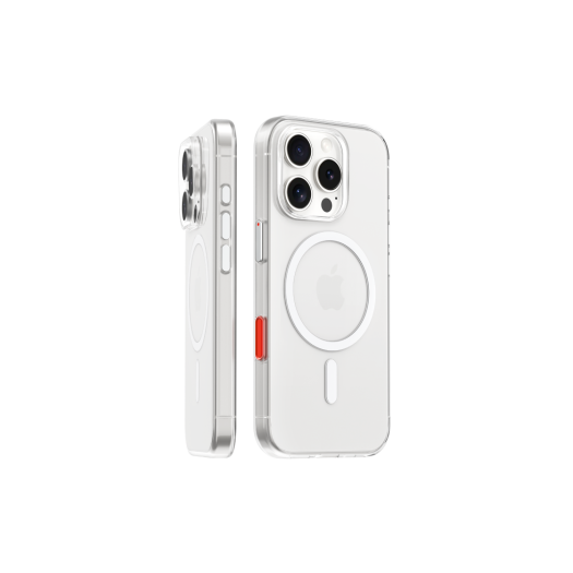 FC001-163 Getri Flat iPhone 16 Pro Clear Case with Magnetic