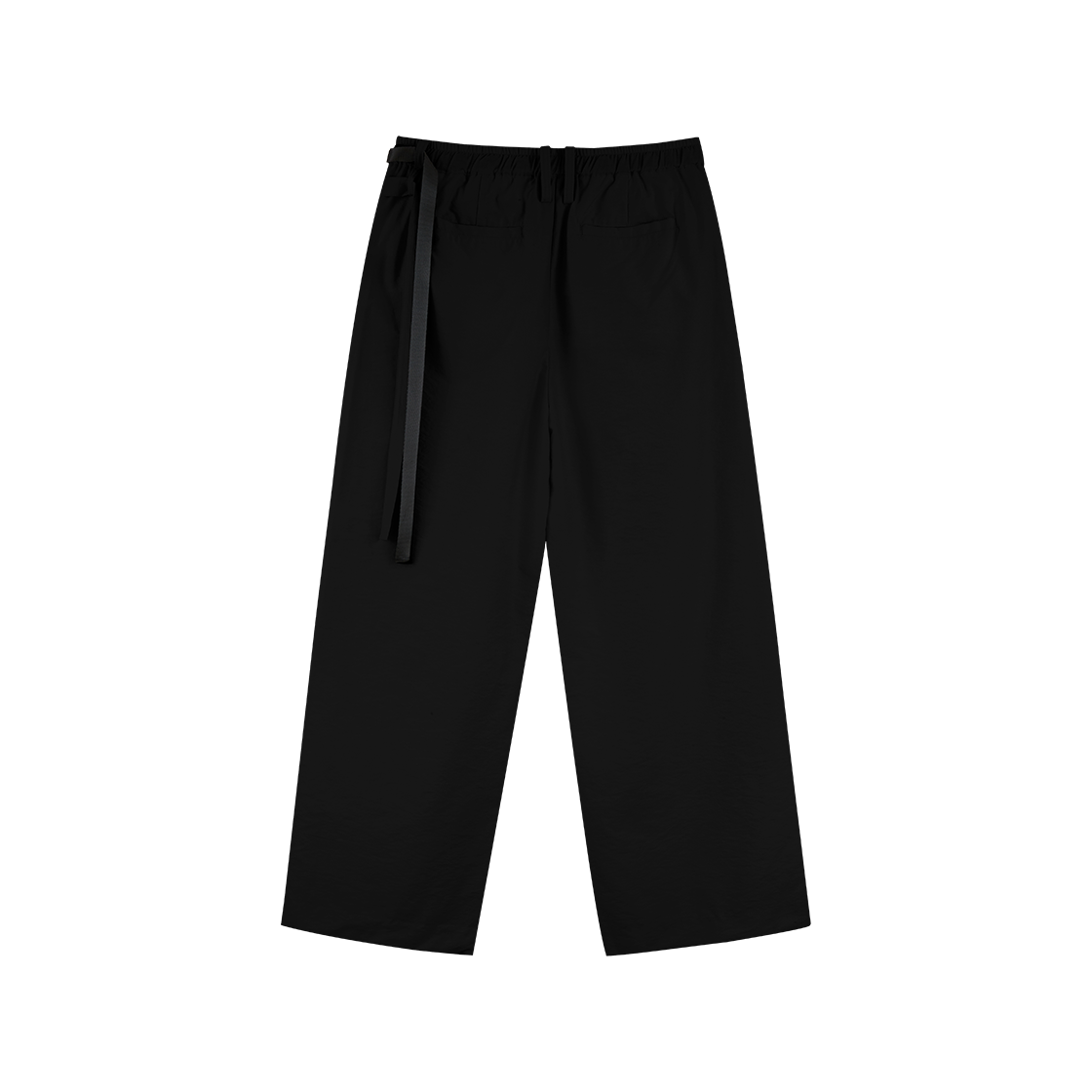 하이투 투 스트랩 와이드팬츠 블랙(HYII Two Straps Wide Pants Black) - 2
