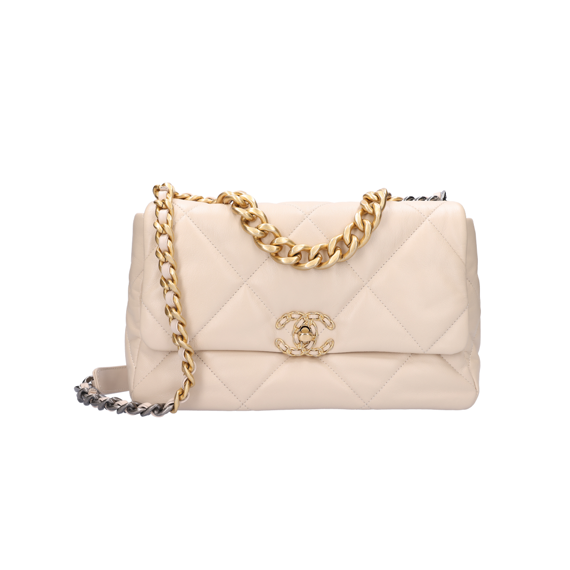 샤넬 AS1161 19 라지 플랩백 베이지 | CHANEL Boutique | KREAM Chanel 19 Large Flap Bag Beige