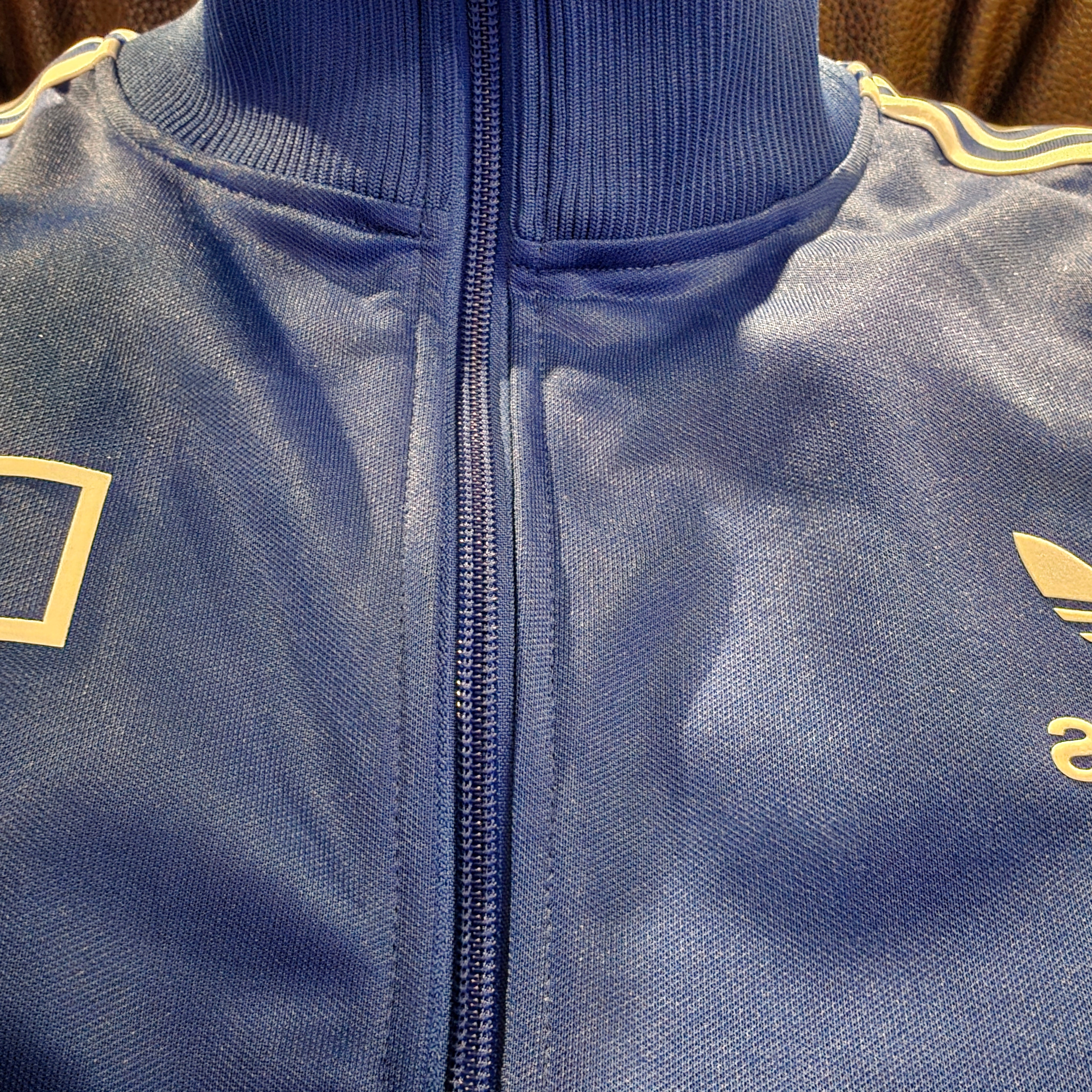 Adidas Italy Beckenbauer Track Top Royal Blue - KR Sizing 착용 스타일
