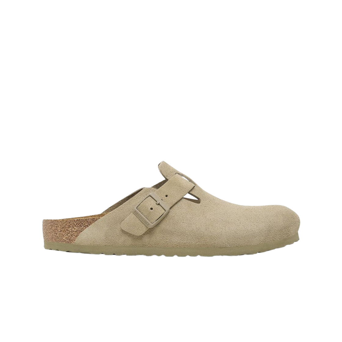 1025844 Birkenstock Suede Leather Faded Khaki - Narrow