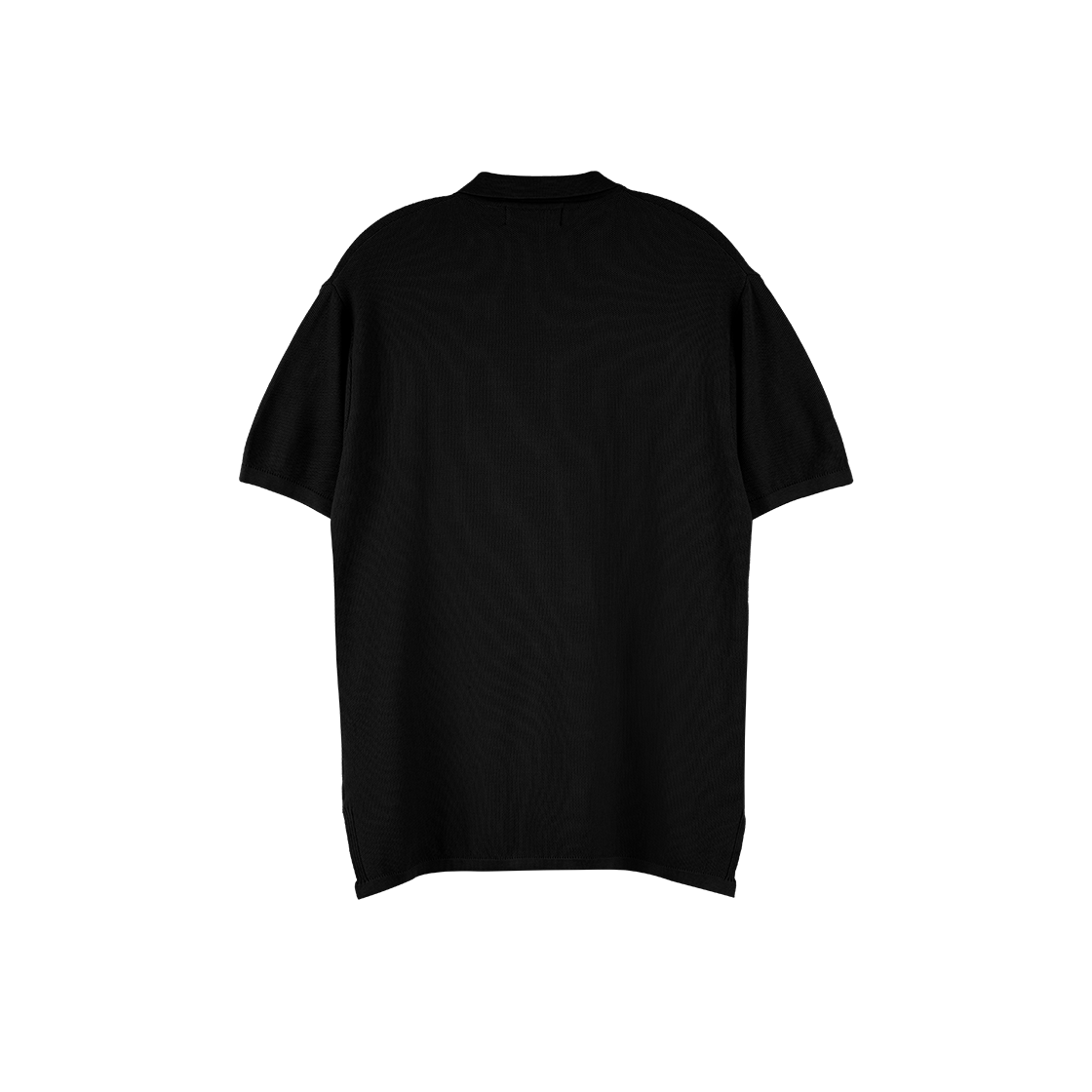 하이투 소프트 텍스쳐 니트 폴로 셔츠 블랙(HYII Soft Textured Knit Polo Shirt Black) - 2