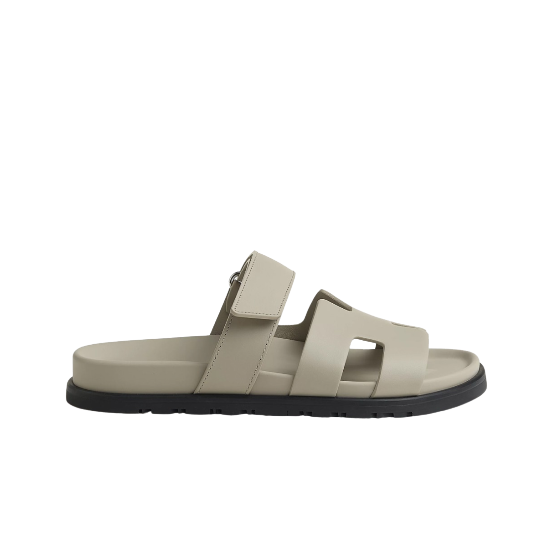 (W) 에르메스 시프레 샌들 카프스킨 & 베쥬 에스키스((W) Hermes Chypre Sandal Calfskin & Beige Esquisse)