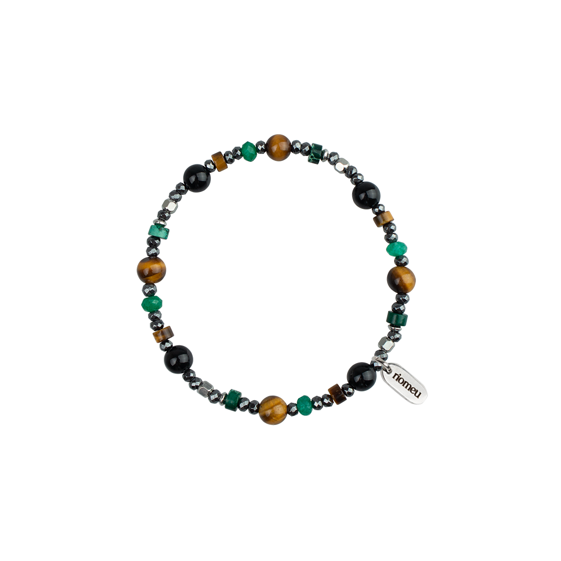 리오므 그린 제이드 포인트 팔찌(Riomeu Green Jade Point Bracelet)