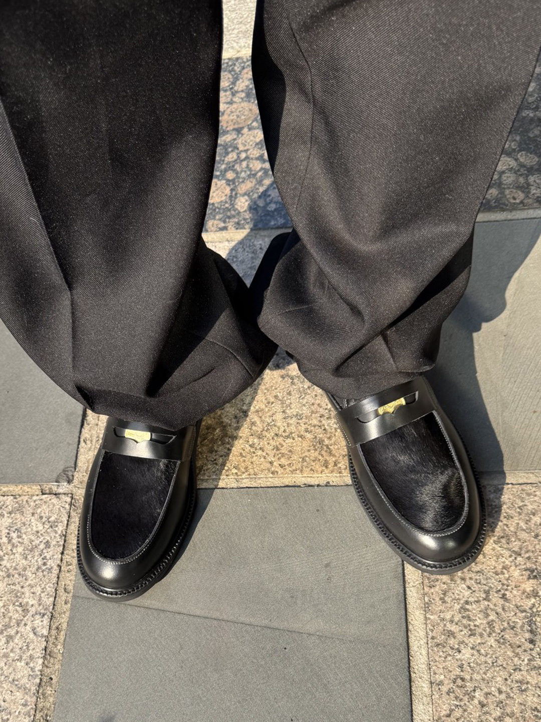 PENNY PLATE Men Loafer Coin Low 착용 스타일 - 2