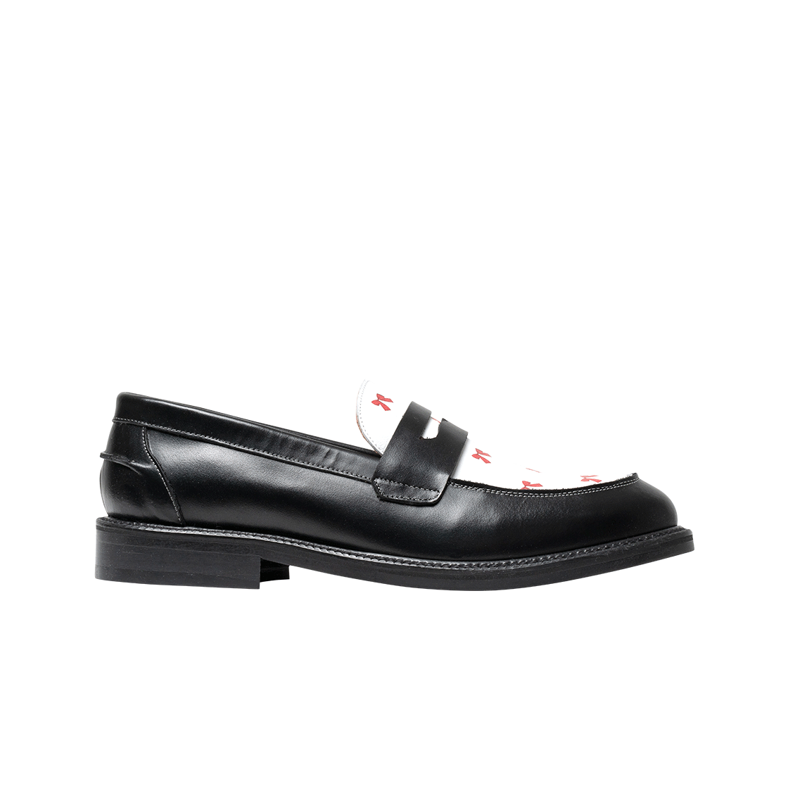 [KREAM 단독] 페니플레이트 남성 리본 블랙 로퍼 로우([KREAM 단독] PENNY PLATE Men Loafer Ribbon Black Low)