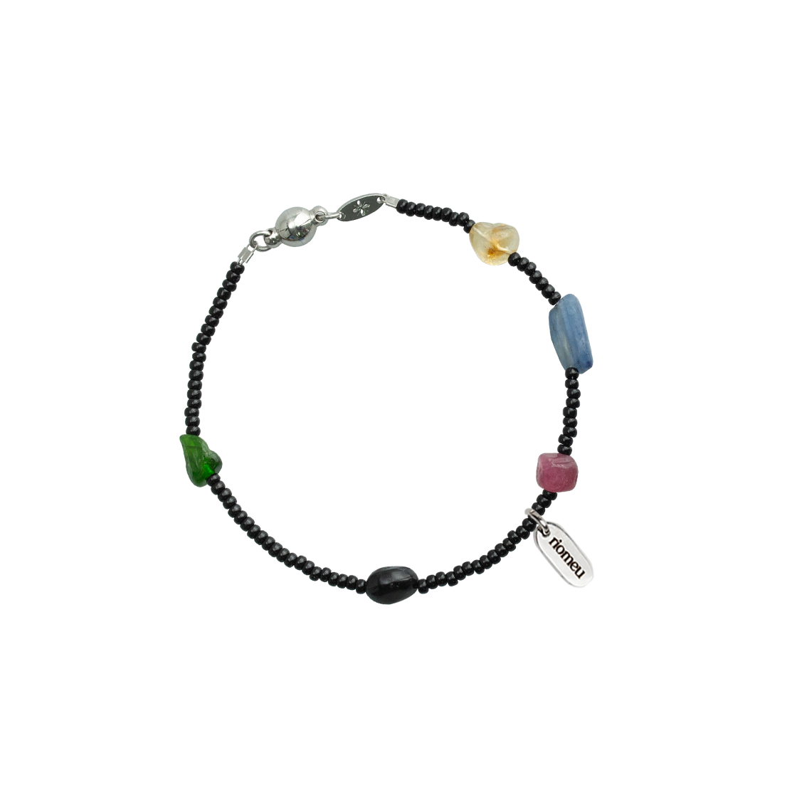 [예약 배송] 리오므 시그니처 오닉스 팔찌 2mm([예약 배송] Riomeu Signature Onyx Bracelet 2mm)