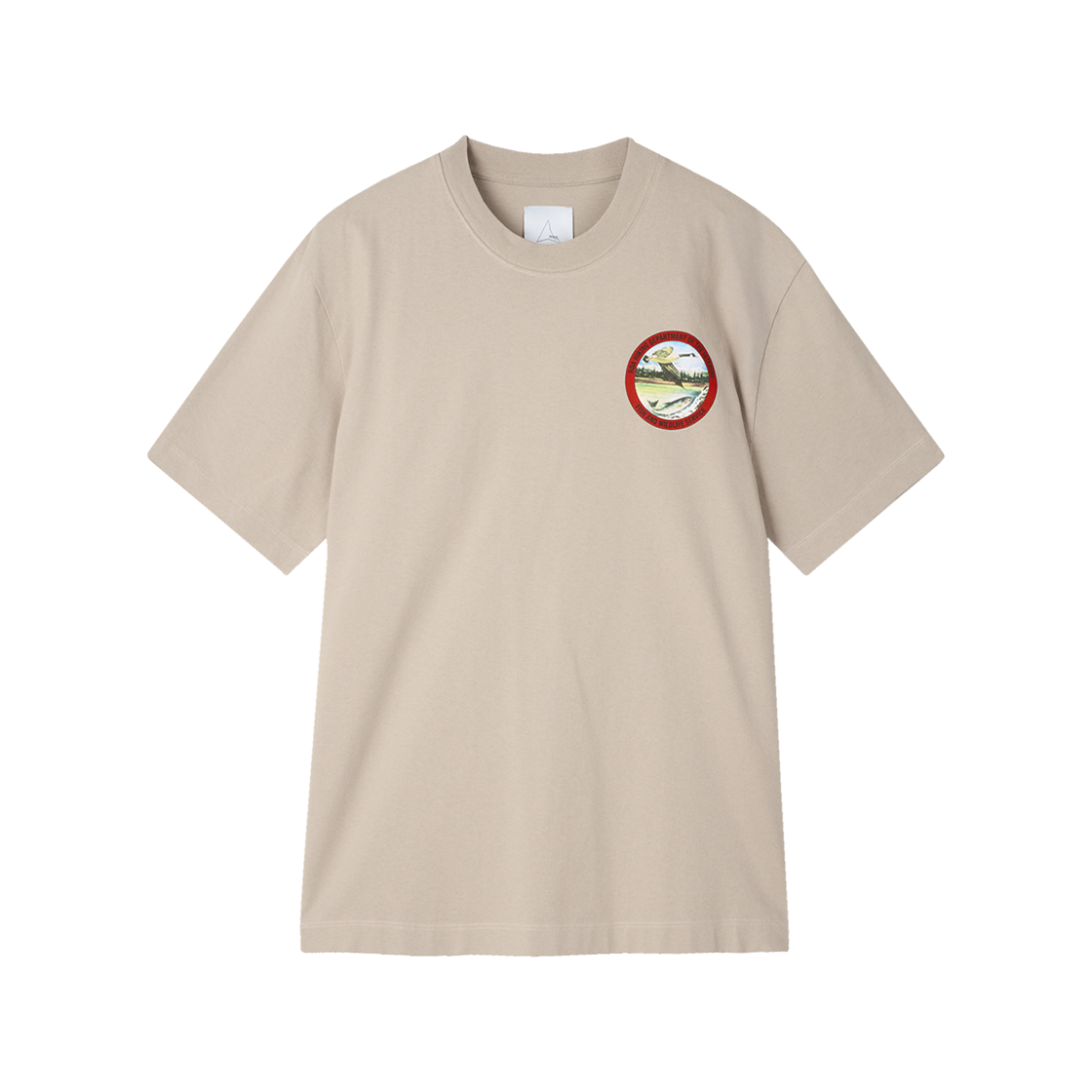 KM5BTSSRA05LG ROA Division T-Shirt Light Grey  - 25SS