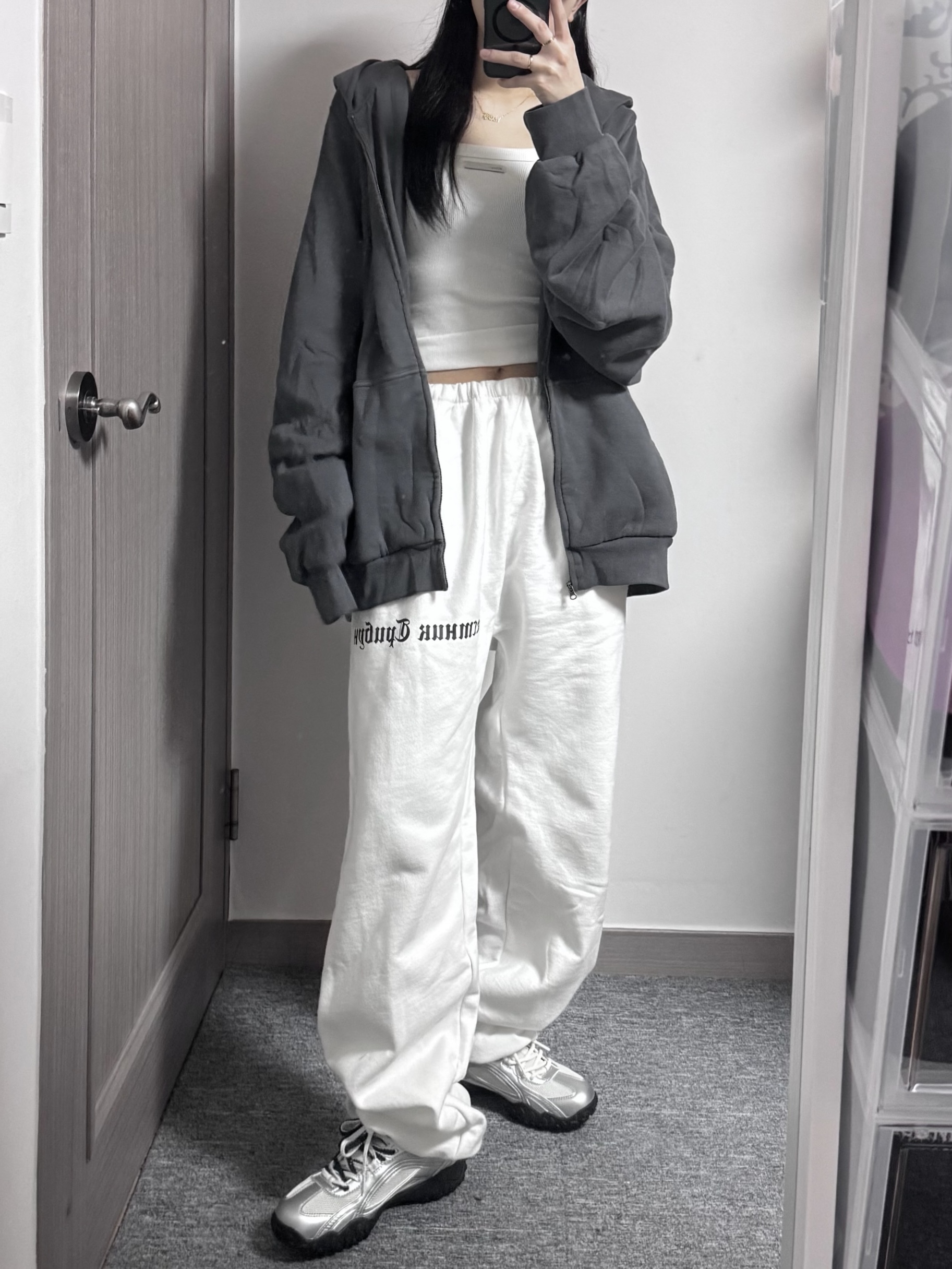 Fila Echappe MS Silver Moon, [6% 적립] FILA Echappe Ms Silvermoon 착용 스타일 - 2