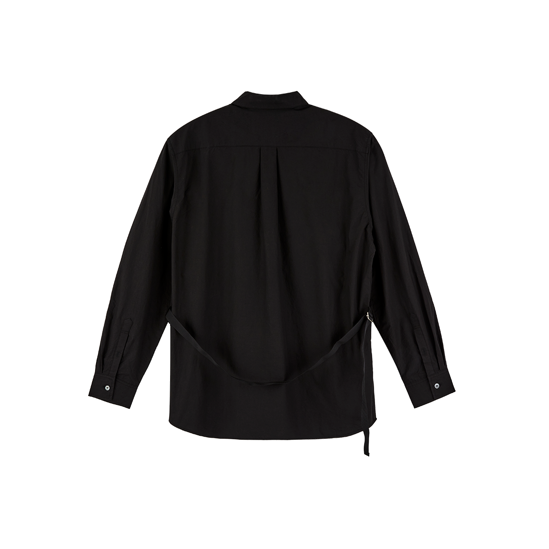 하이투 백 스트랩 긴팔 셔츠 블랙(HYII Back Strap Long Sleeves Shirt Black) - 2