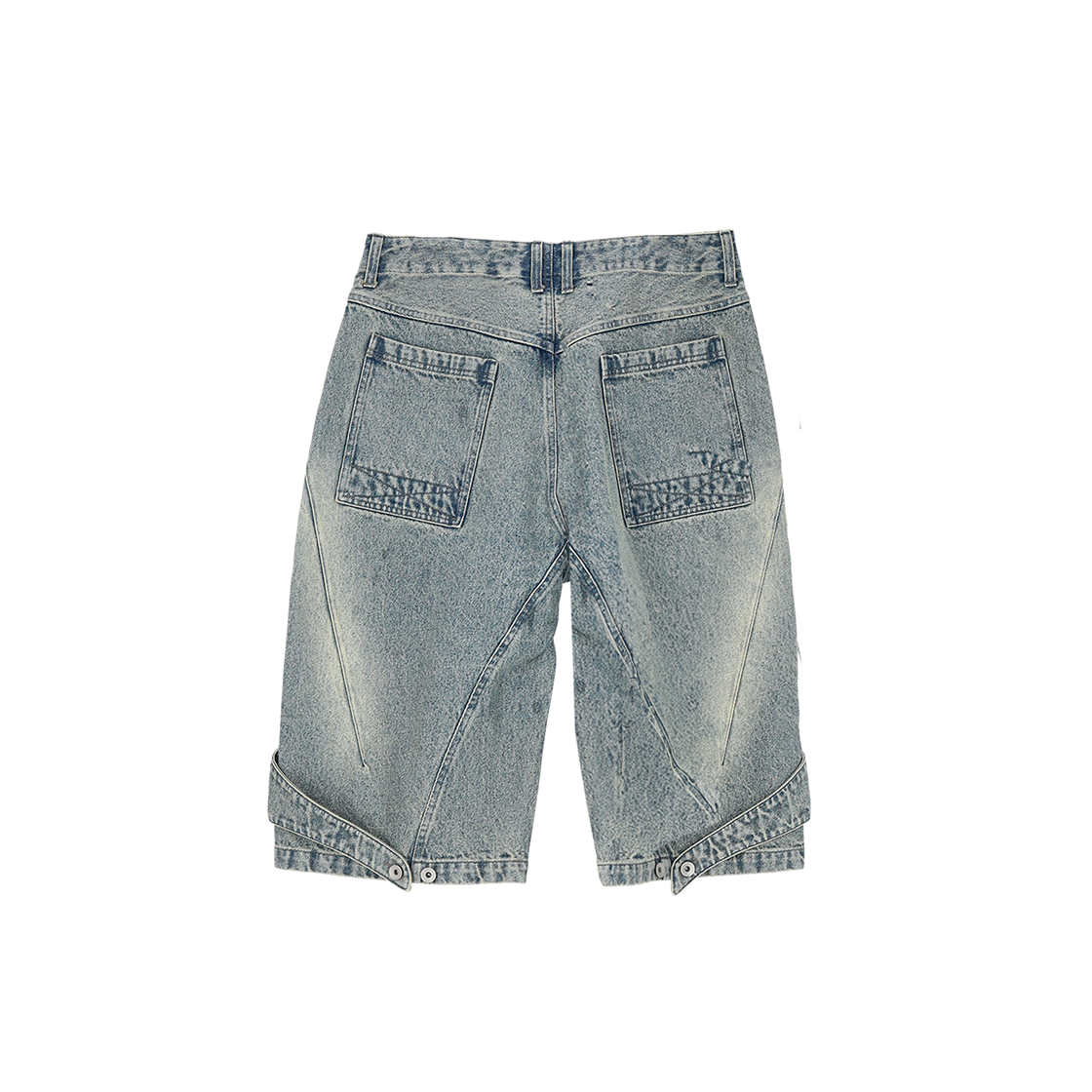 CK25SSPT01ID Cost Per Kilo Adjustable Denim Shorts Indigo - #2