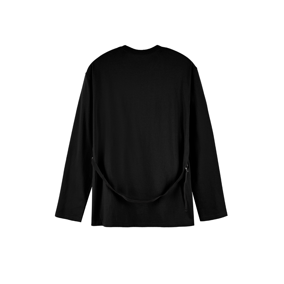 하이투 백 스트랩 긴팔 티셔츠 블랙(HYII Back Strap Long Sleeves Tshirt Black) - 2