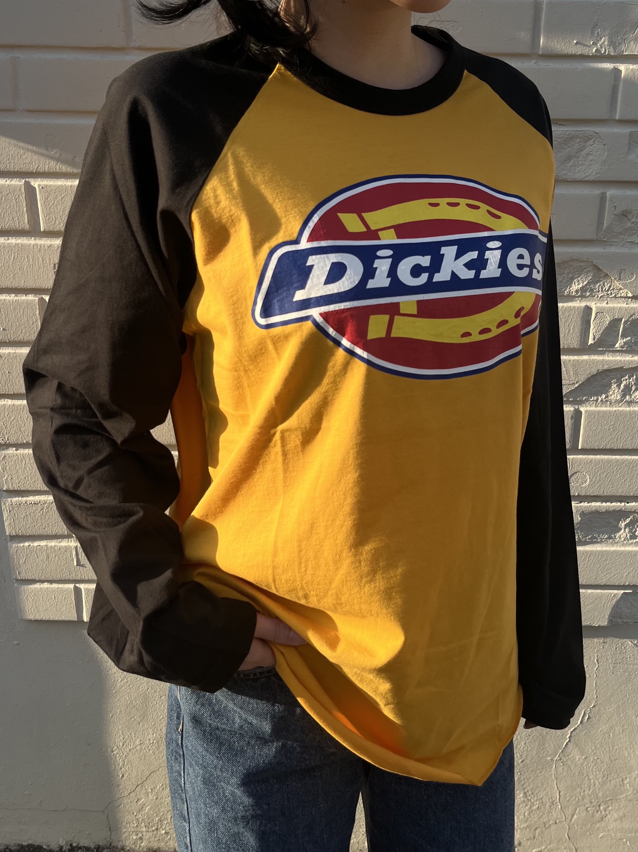 Supreme x Dickies Raglan L/S Top Gold - 24FW 착용 스타일