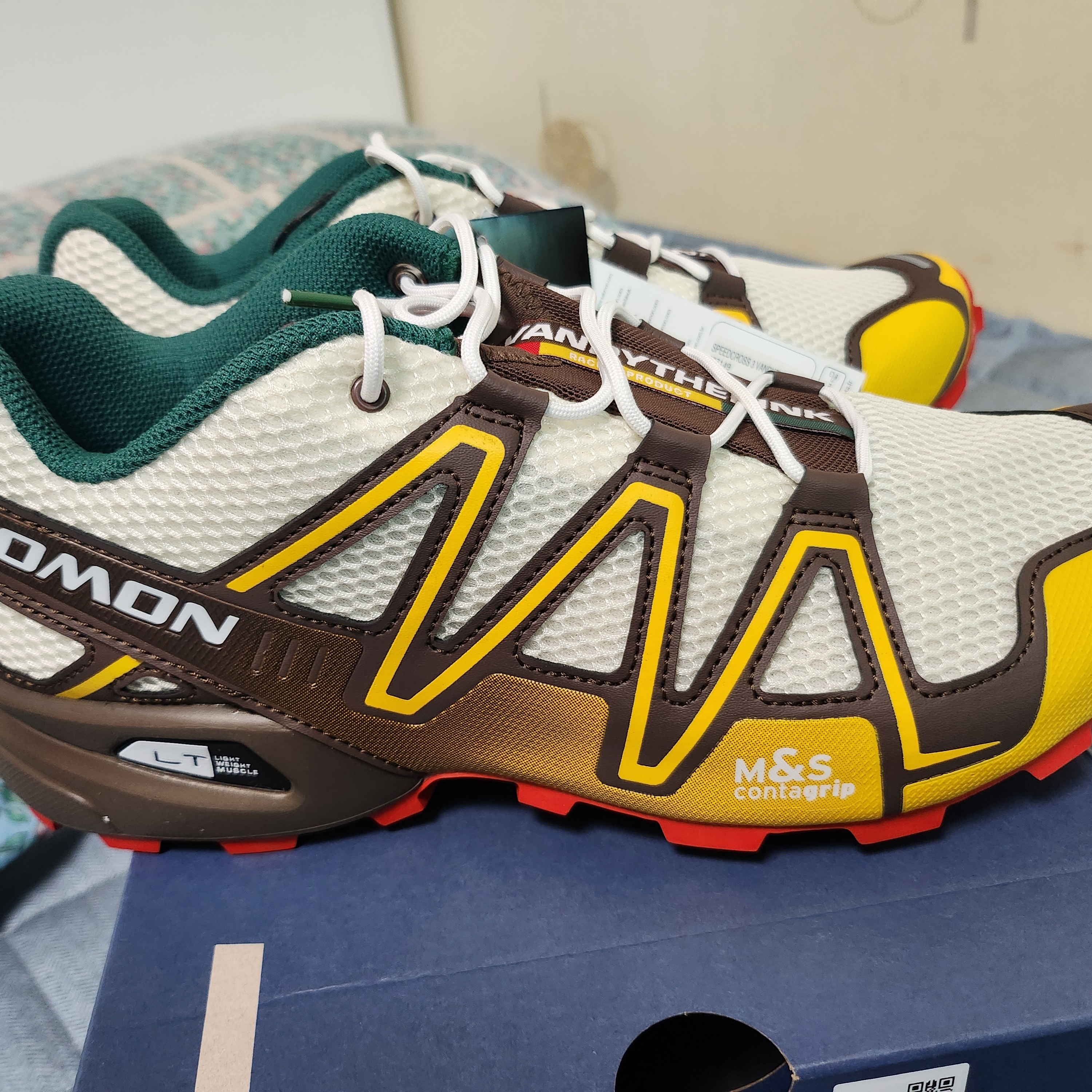 Salomon x Vandy The Pink Speedcross 3 Burger 착용 스타일 - 3