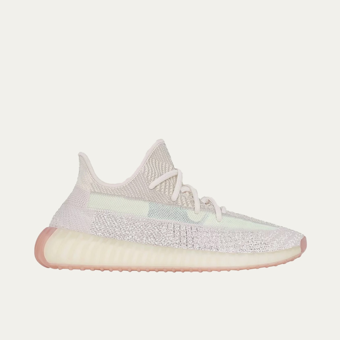Adidas Yeezy Boost 350 V2 Citrin - Non-Reflective 착용 스타일 - 2